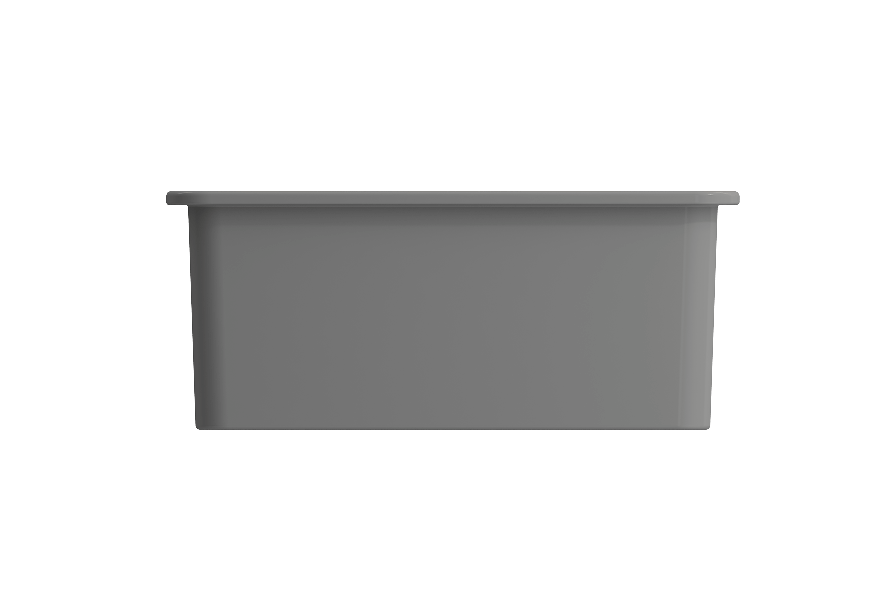 Alternate Image for BOCCHI Sotto 24" Dual Mount Fireclay Kitchen Sink Kit with Accessories, Matte Gray, 1627-006-0120