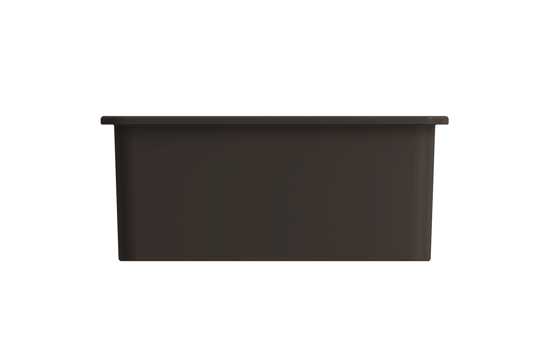 Alternate Image for BOCCHI Sotto 24" Dual Mount Fireclay Kitchen Sink Kit with Accessories, Matte Brown, 1627-025-0120