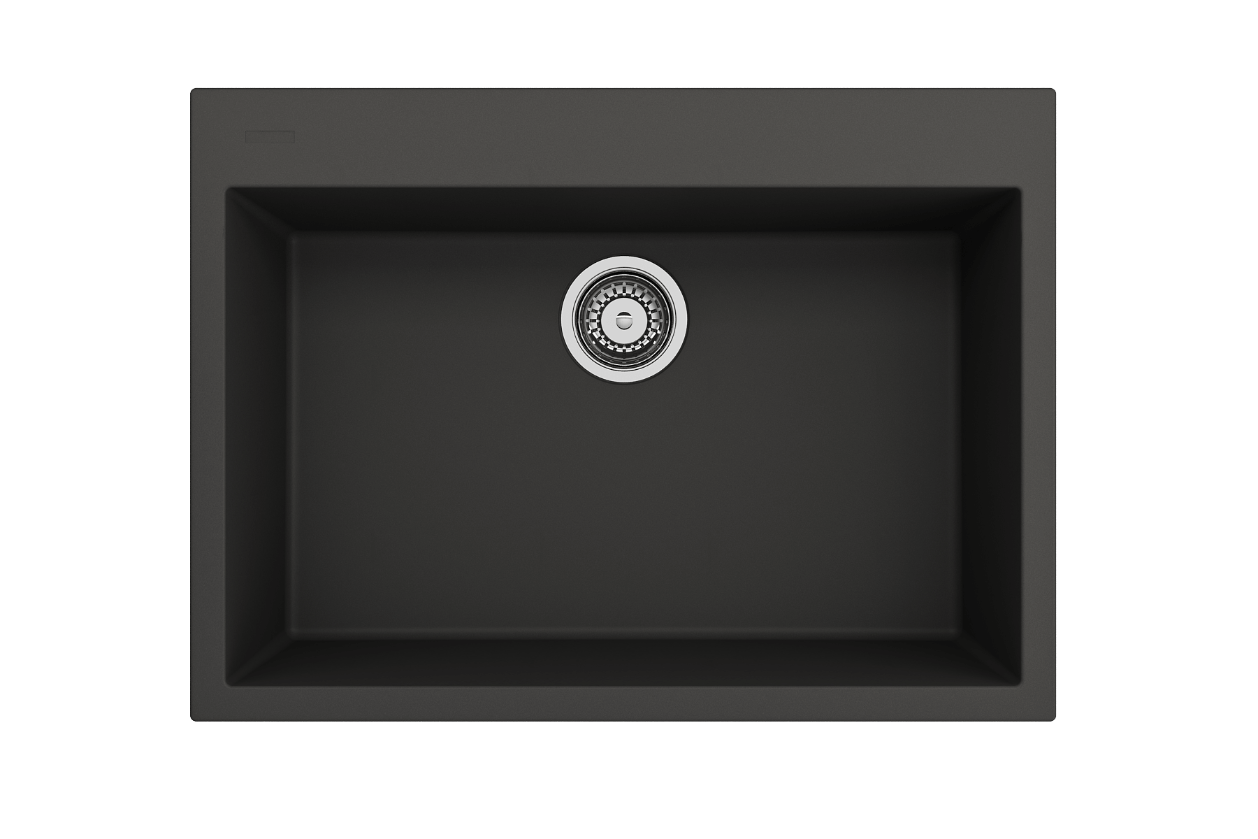 Alternate Image for BOCCHI Campino Uno 27" Dual Mount Granite Kitchen Sink Kit, Matte Black, 1634-504-0126