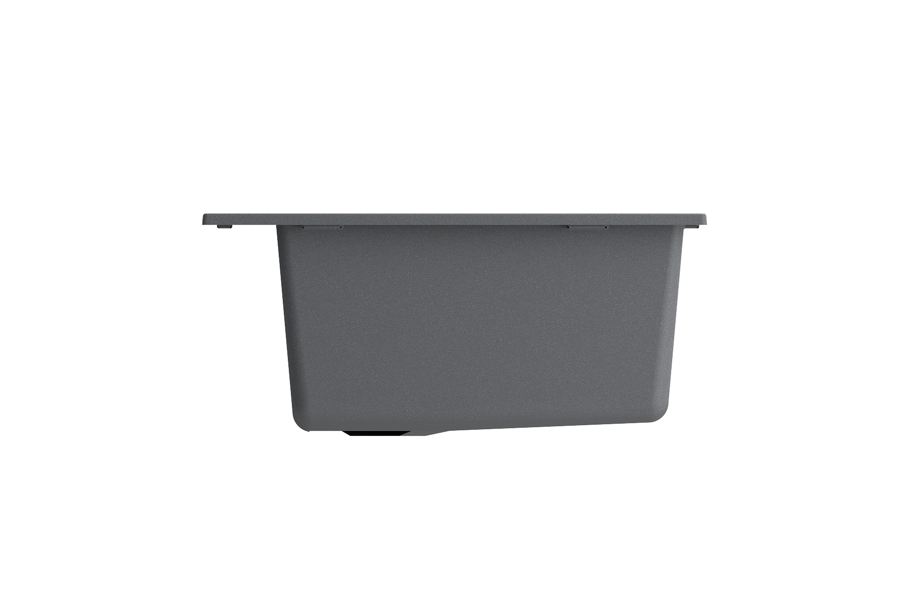 Alternate Image for BOCCHI Campino Uno 27" Dual Mount Granite Kitchen Sink Kit, Concrete Gray, 1634-506-0126