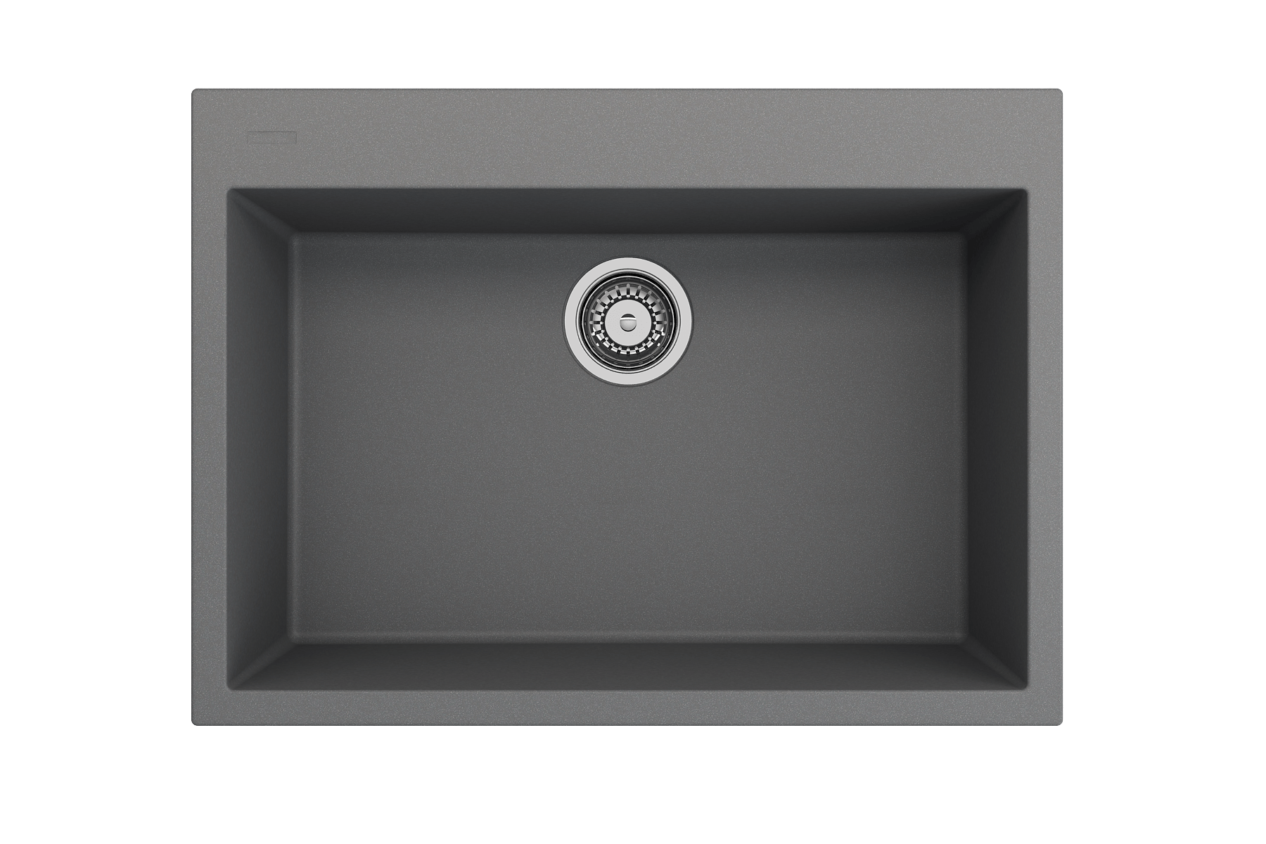 Alternate Image for BOCCHI Campino Uno 27" Dual Mount Granite Kitchen Sink Kit, Concrete Gray, 1634-506-0126