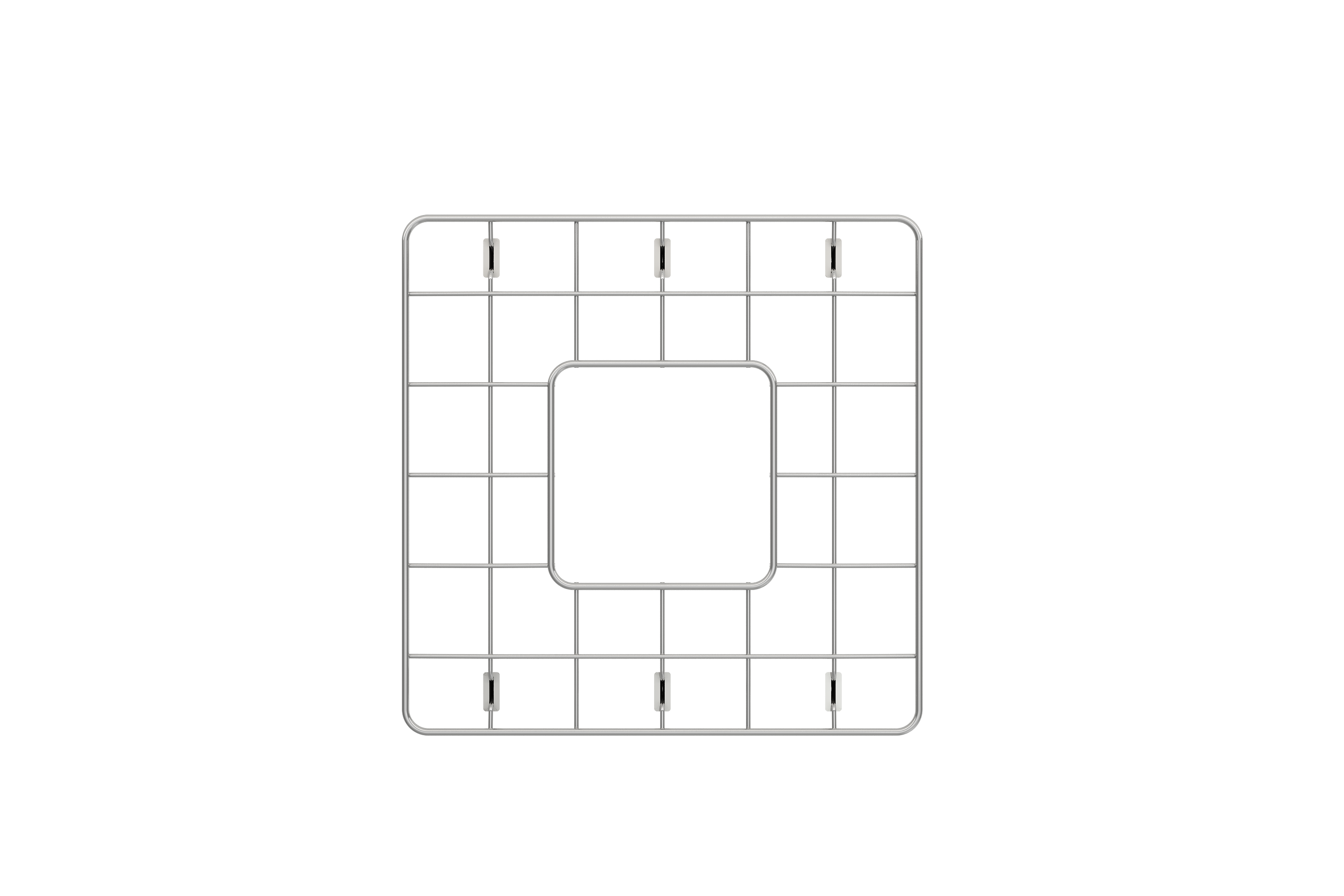 BOCCHI Stainless Steel Sink Grid for 18 in. 1359 Undermount Fireclay Single Bowl Kitchen Sinks, 2300 0009