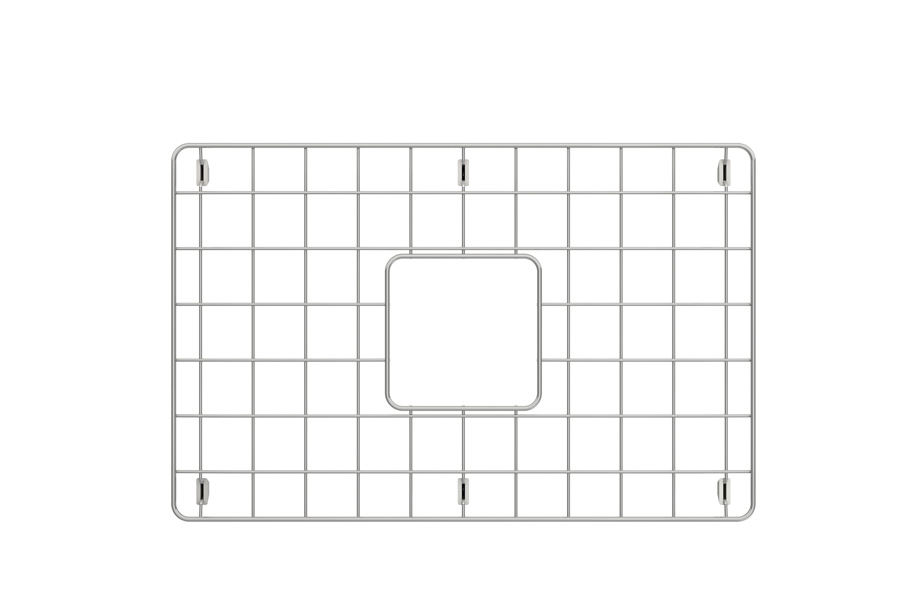 Alternate Image for BOCCHI Stainless Steel Sink Grid for 27 in. 1360 Undermount Fireclay Single Bowl Kitchen Sinks, 2300 0010