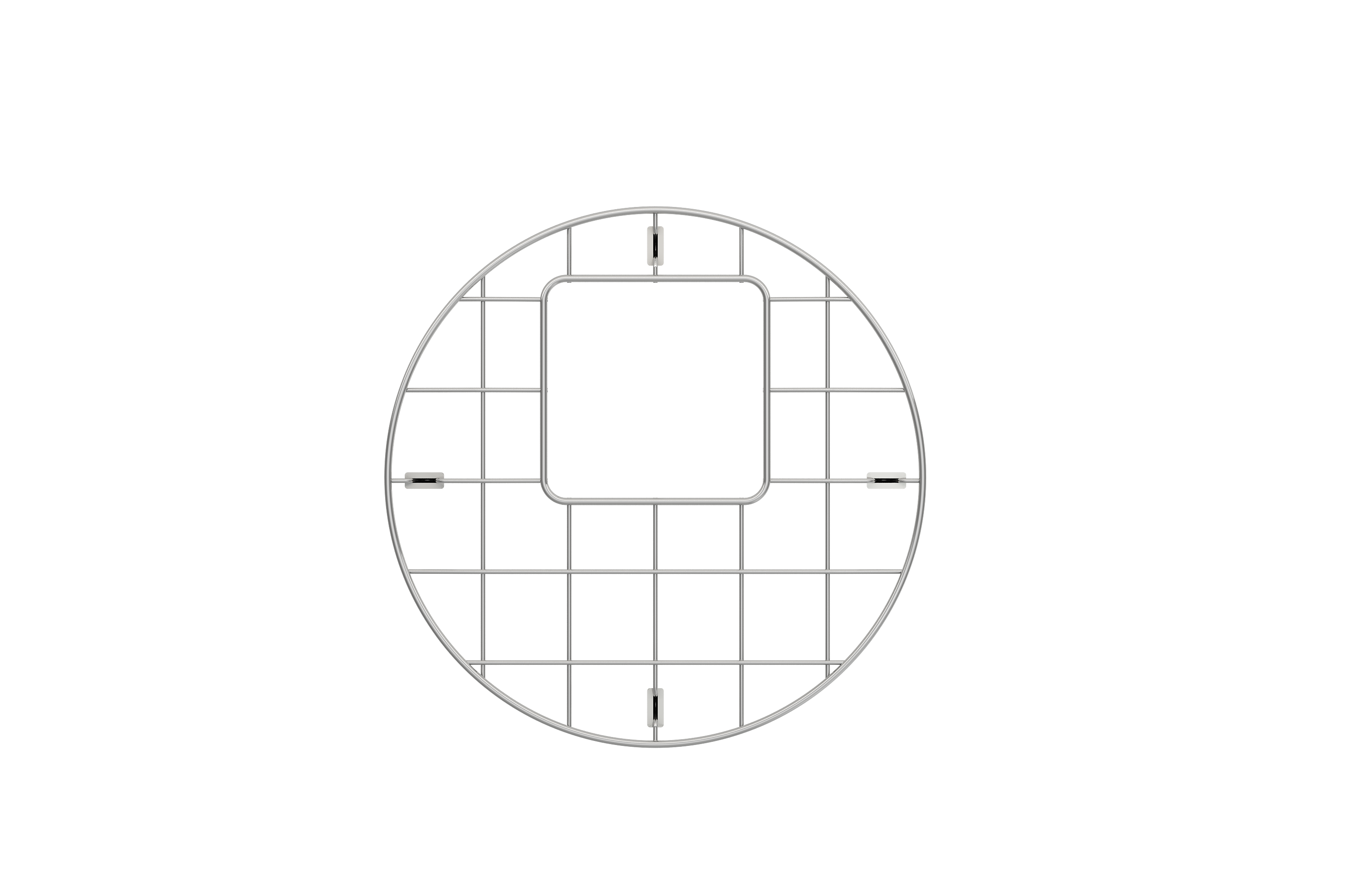 BOCCHI Stainless Steel Sink Grid for 18 in. 1361 Undermount Fireclay Single Bowl Kitchen Sinks, 2300 0011