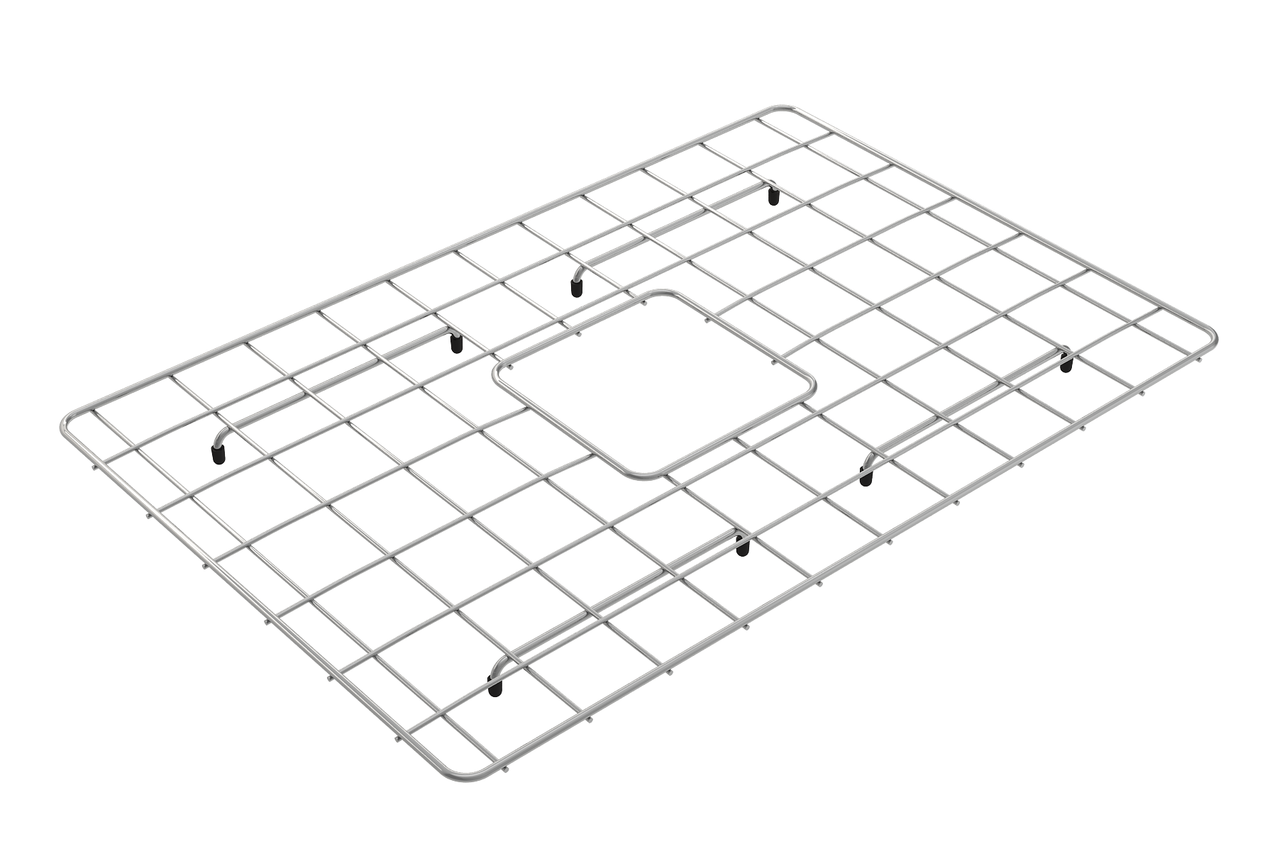 BOCCHI Stainless Steel Sink Kit Grid for 27 in. 1356/1357 Farmhouse Apron Front Fireclay Single Bowl Kitchen Sink, 2300 2001
