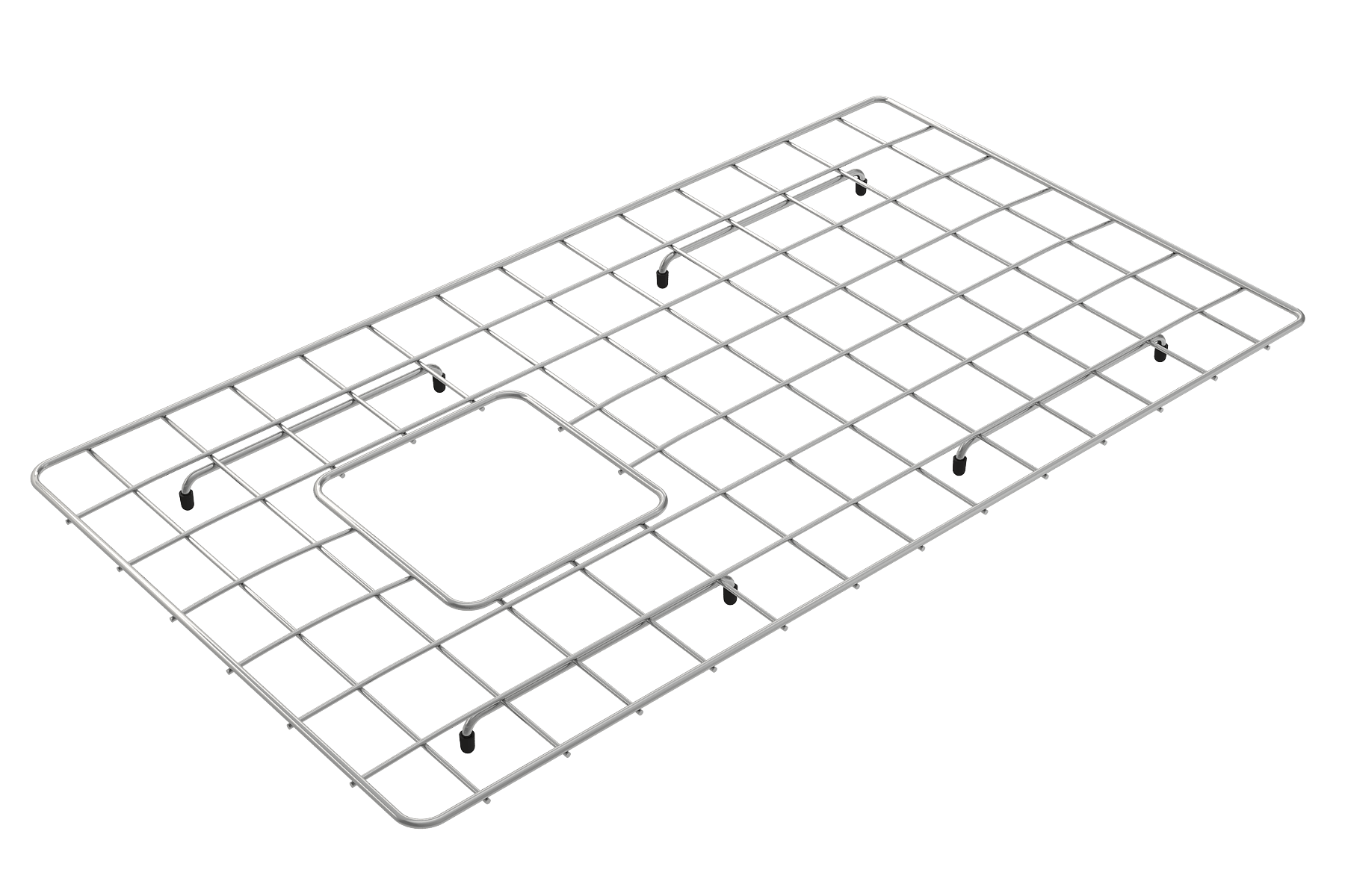 Alternate Image for BOCCHI Stainless Steel Sink Kit Grid for 30 in. 1344 Farmhouse Apron Front Fireclay Single Bowl Kitchen Sink, 2300 2003
