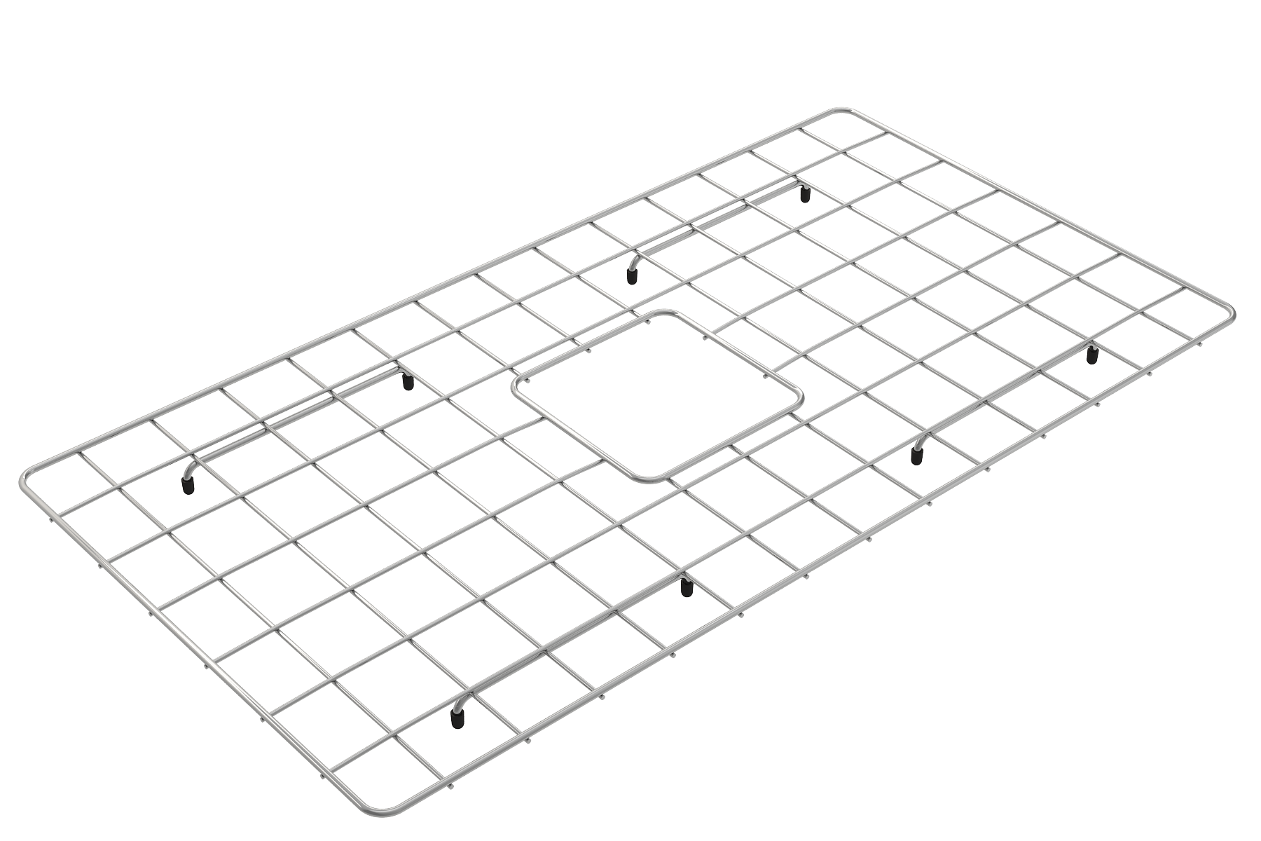 BOCCHI Stainless Steel Sink Kit Grid for 33 in. Farmhouse Apron Front Fireclay Single Bowl Kitchen Sink, 2300 2004