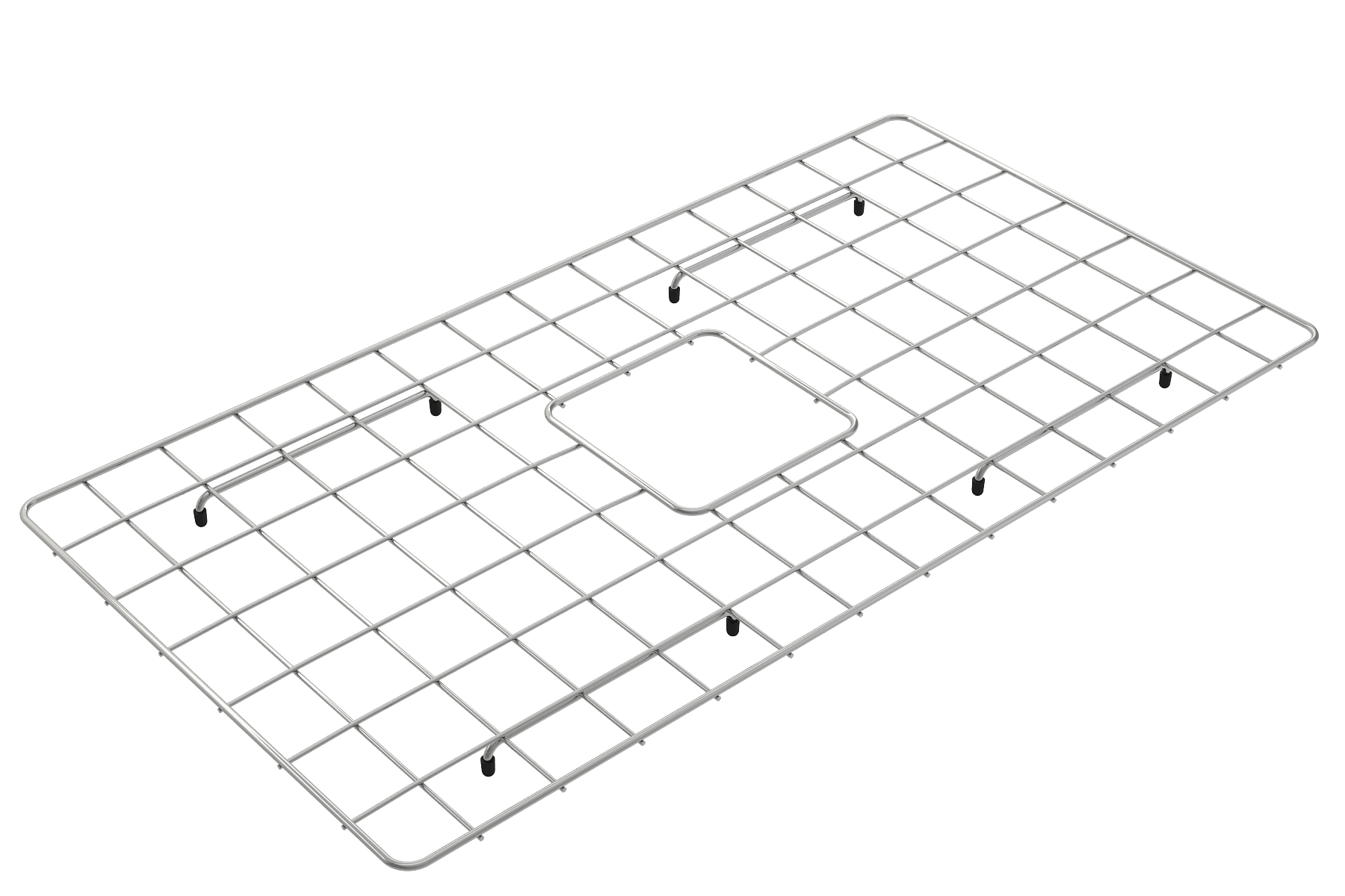 Alternate Image for BOCCHI Stainless Steel Sink Kit Grid for 33 in. Farmhouse Apron Front Fireclay Single Bowl Kitchen Sink, 2300 2004