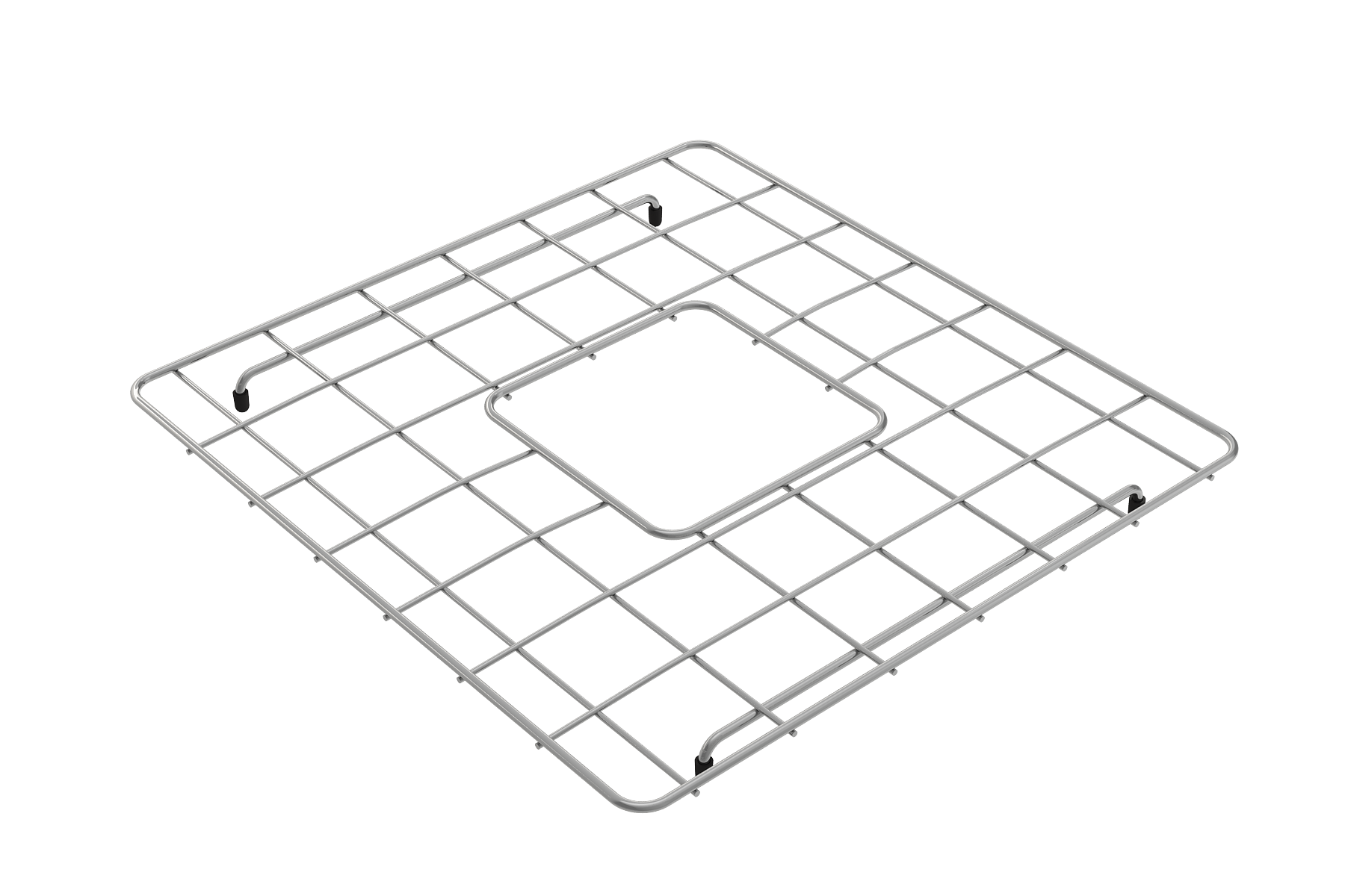BOCCHI Stainless Steel Sink Kit Grid for 36 in. 1350/1351 Farmhouse Apron Front Fireclay Double Bowl Kitchen Sink, 2300 2007