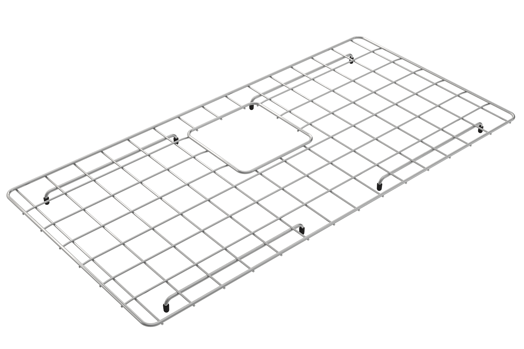 BOCCHI Stainless Steel Sink Kit Grid for 34 in. 1500 Farmhouse Apron Front Fireclay Single Bowl Kitchen Sink, 2300 2035