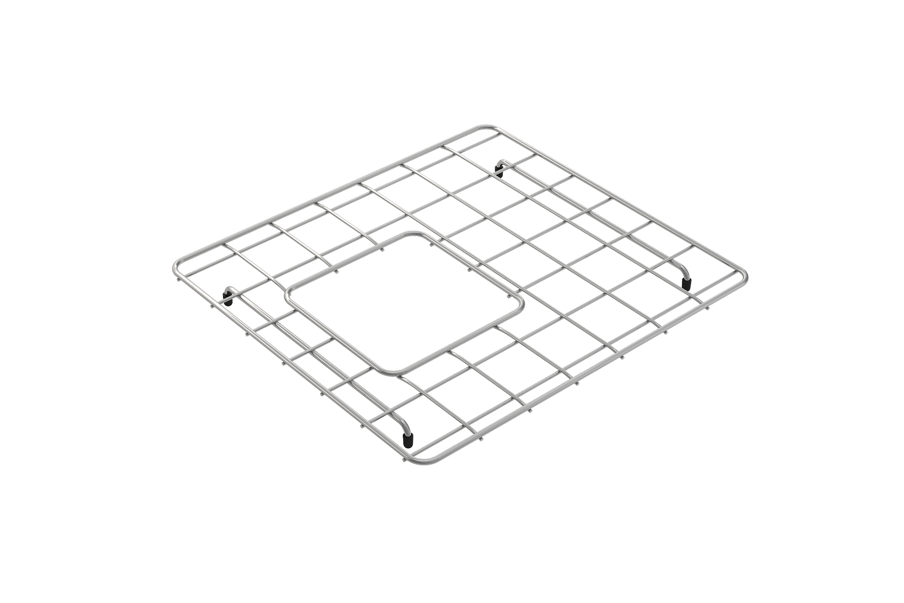 BOCCHI Stainless Steel Sink Kit Grid for 34 in. 1501 Farmhouse Apron Front Fireclay Double Bowl Kitchen Sink, 2300 2036