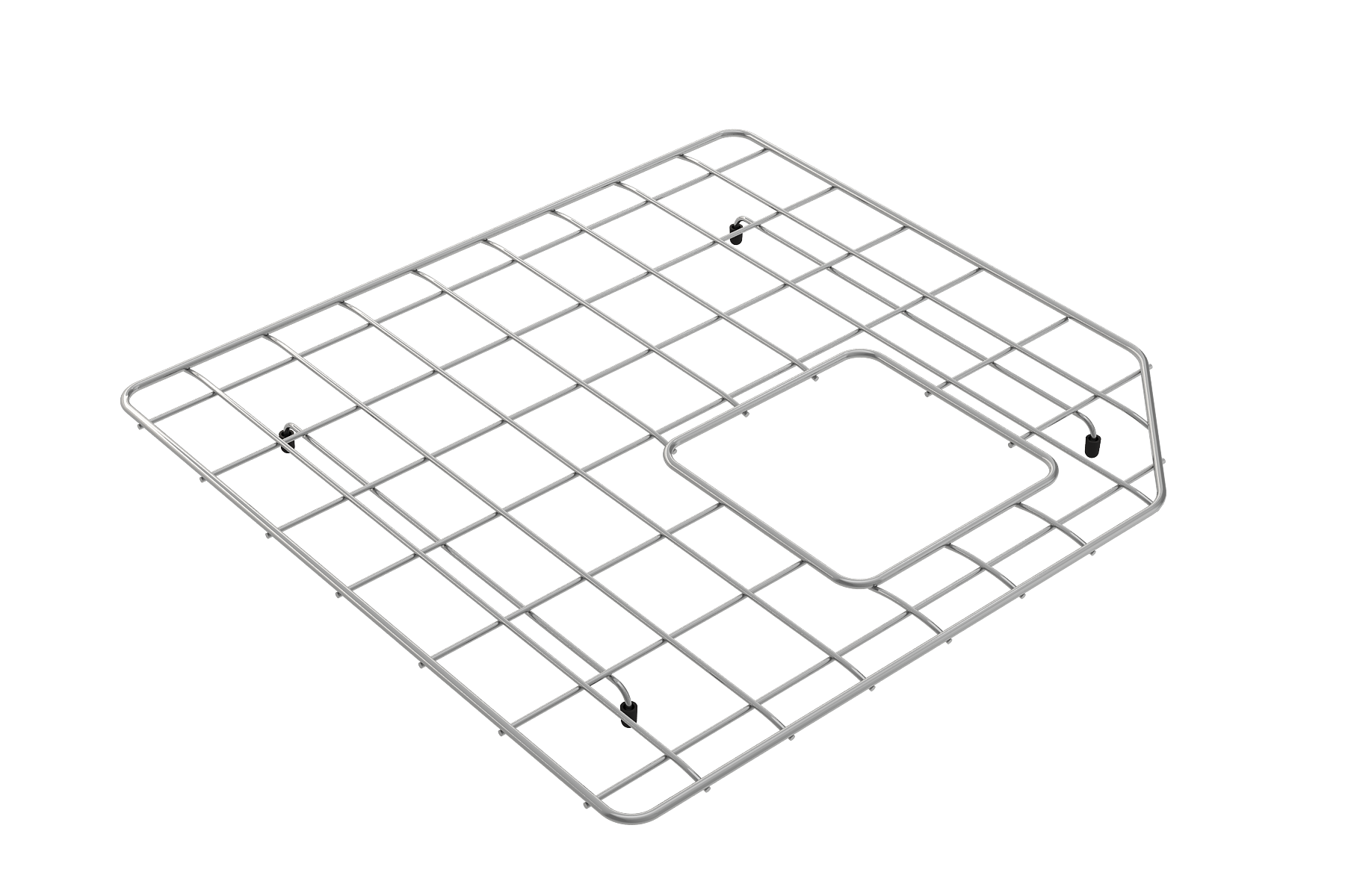 Alternate Image for BOCCHI Stainless Steel Sink Kit Grid for 33 in. 1506 Undermount Fireclay Double Bowl Kitchen Sink, 2300 2042