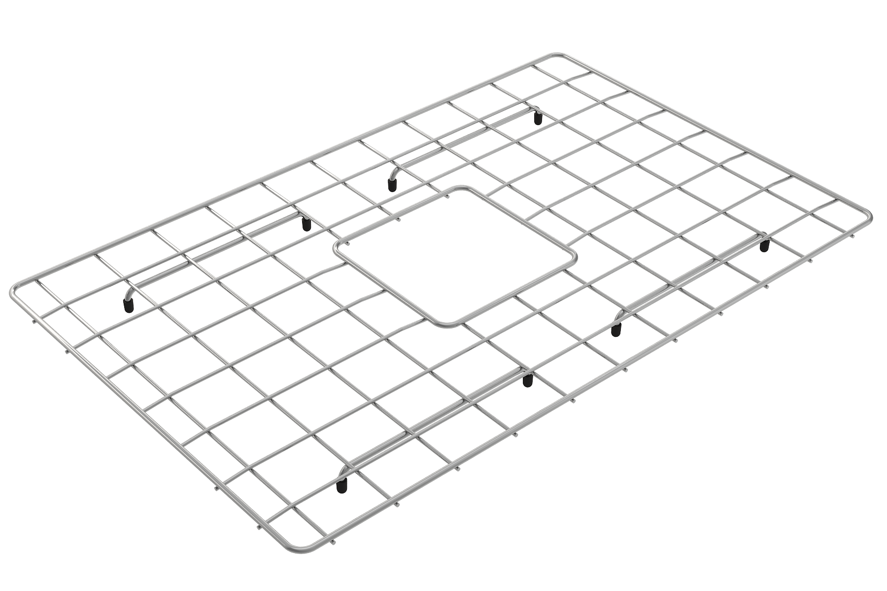 BOCCHI Stainless Steel Sink Kit Grid for 27 in. 1628 Apron Front Workstation Fireclay Single Bowl Kitchen Sink, 2300 2059