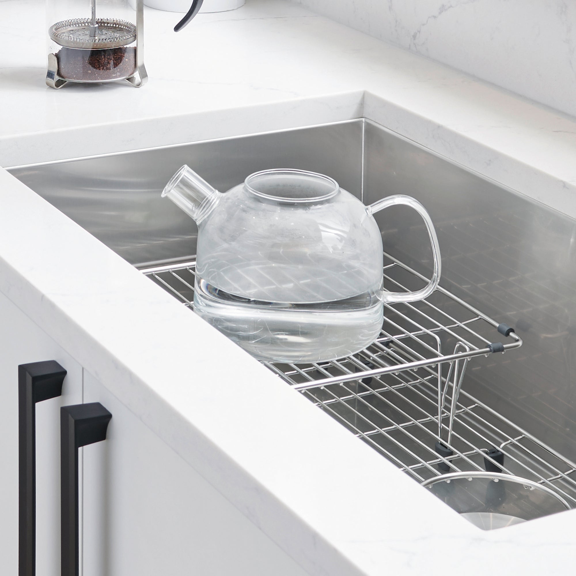 Alternate Image for Blanco Stainless Steel Multi-Level Sink Grid (Quatrus Super Single Bowls), 231608
