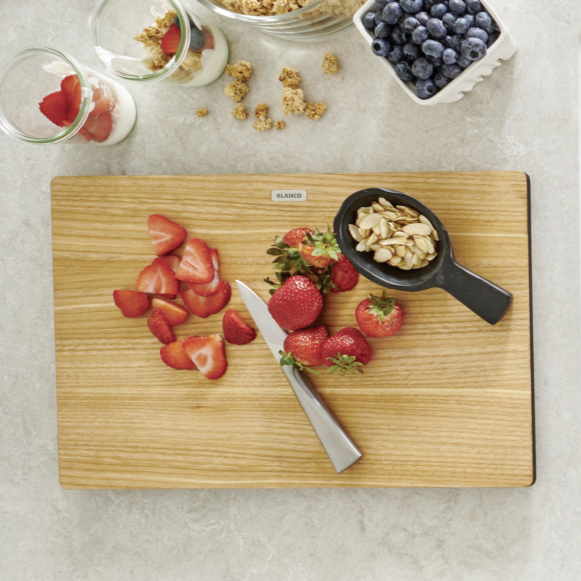 Alternate Image for Blanco Quatrus Ash Compound Cutting Board, 231609