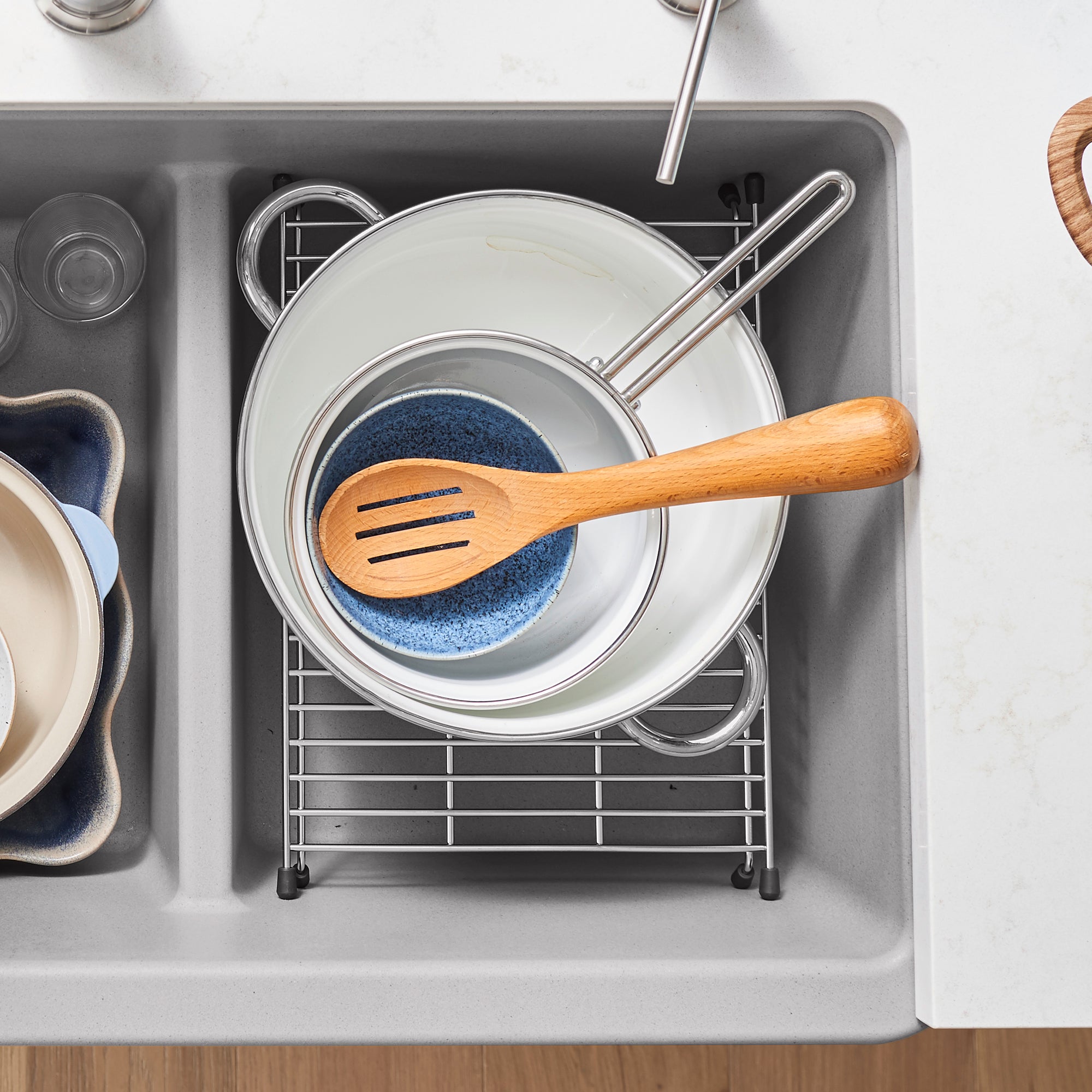 Alternate Image for Blanco Stainless Steel Floating Sink Grid (Ikon/Vintera), 233530