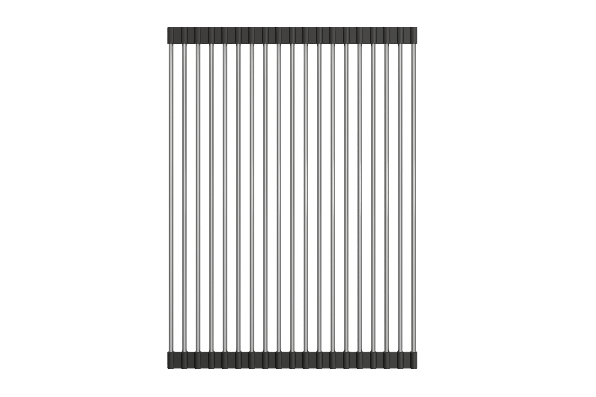 BOCCHI Roller Mat, Stainless Steel with Black Edging, Fits 1616, 1618, 1633 (inner ledge), 2350 0004