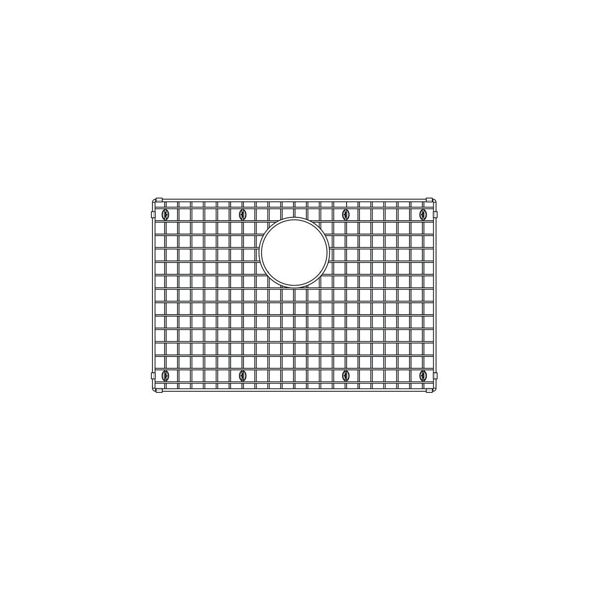 Blanco Stainless Steel Sink Grid (Precis ADA Single), 236594