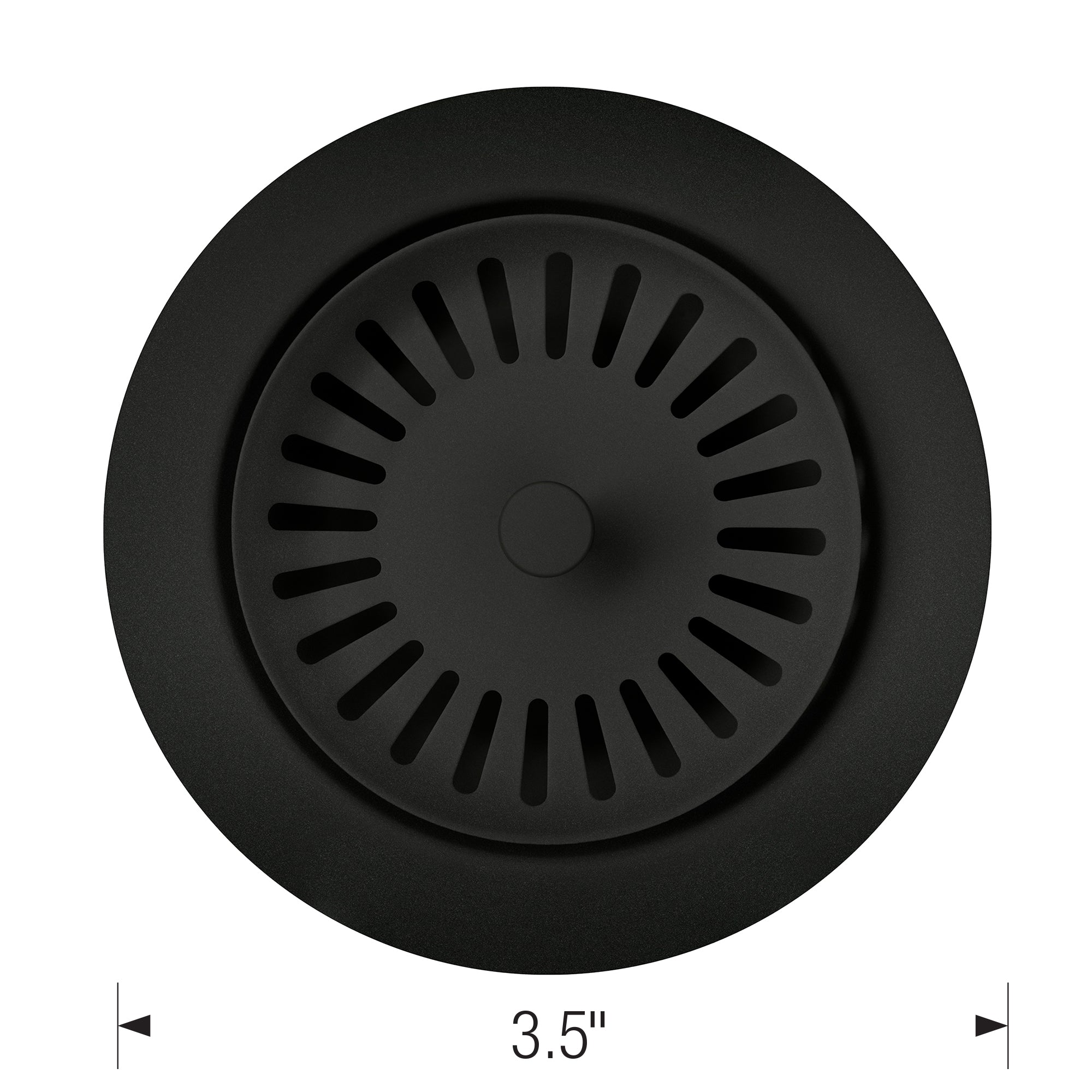 Blanco Metal Basket Strainer Drain Assembly - Coal Black, 240327