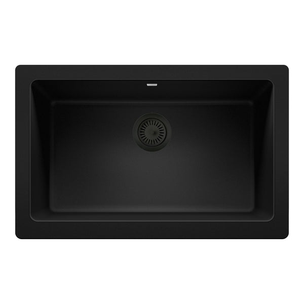 Blanco Metal Basket Strainer Drain Assembly Coal Black, 240327