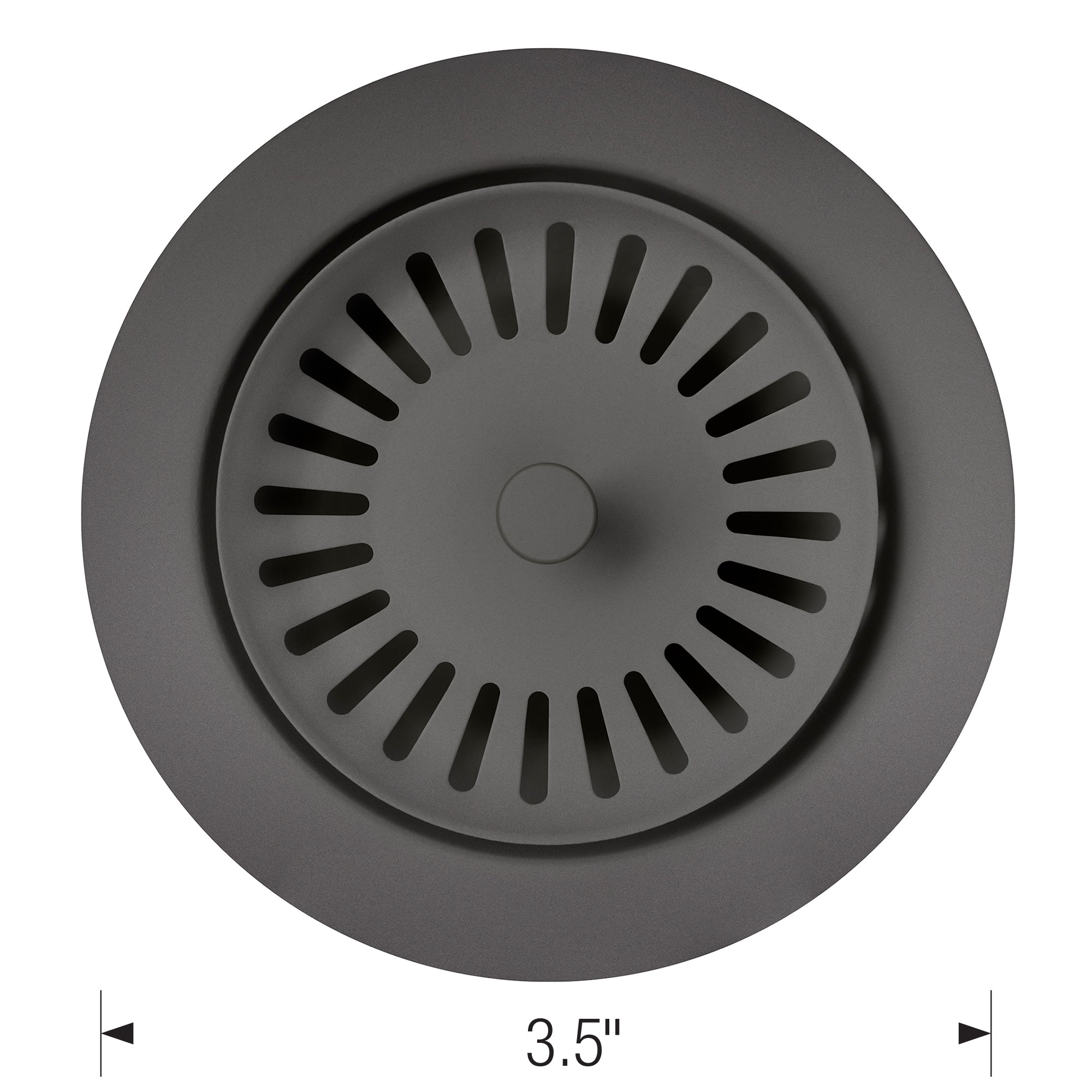 Blanco Decorative Metal Disposal Flange Drain - Cinder, 240334