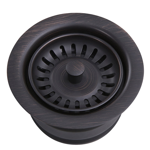Nantucket Sink 3.5 Inch Extended Flange Disposal Kitchen Drain Brushed Oil Rubbed Bronze 3.5EDF-ORB