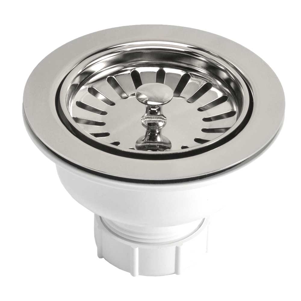 Alternate Image for Native Trails 3.5" Basket Strainer in Polished Nickel, DR320-PN