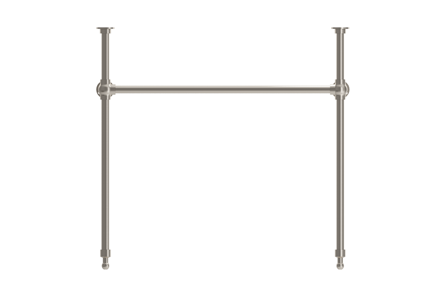 Alternate Image for BOCCHI Metal Console Leg Set in Brushed Nickel, 3930 0001S