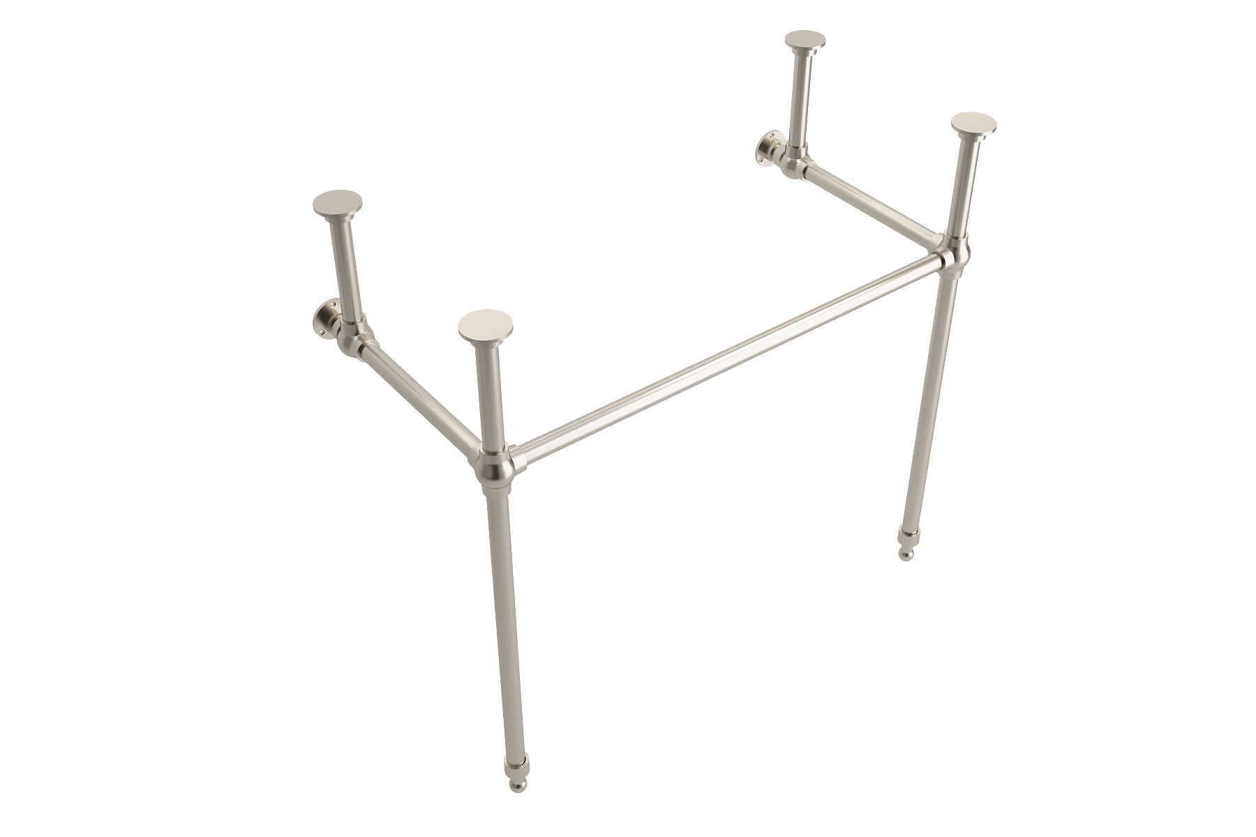 Alternate Image for BOCCHI Metal Console Leg Set in Brushed Nickel, 3930 0001S