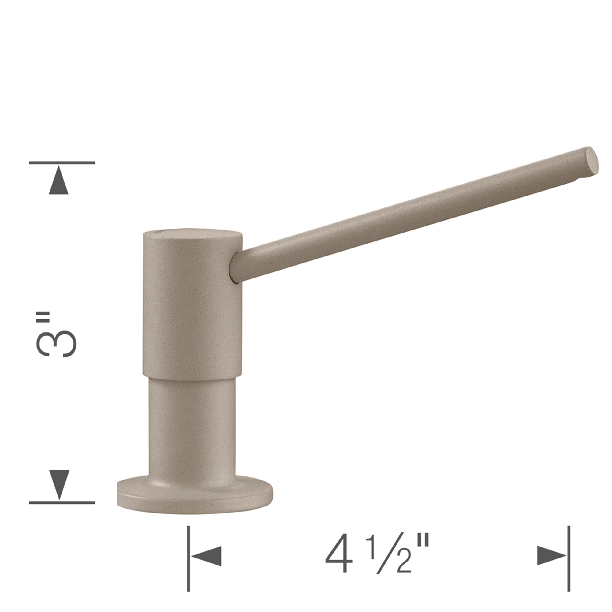 Alternate Image for Blanco Torre Soap Dispenser - Truffle, 401215