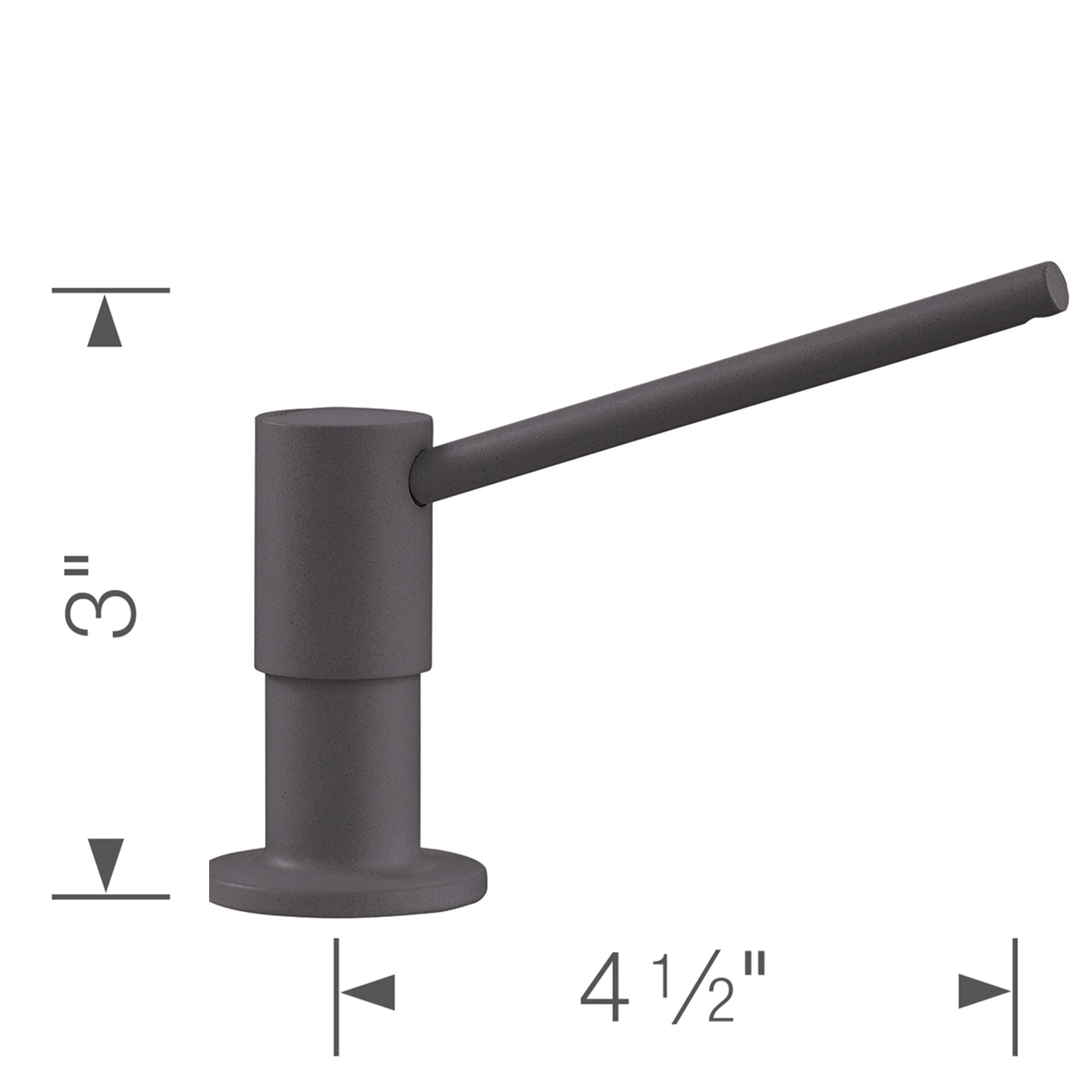Alternate Image for Blanco Torre Soap Dispenser - Cinder, 401449