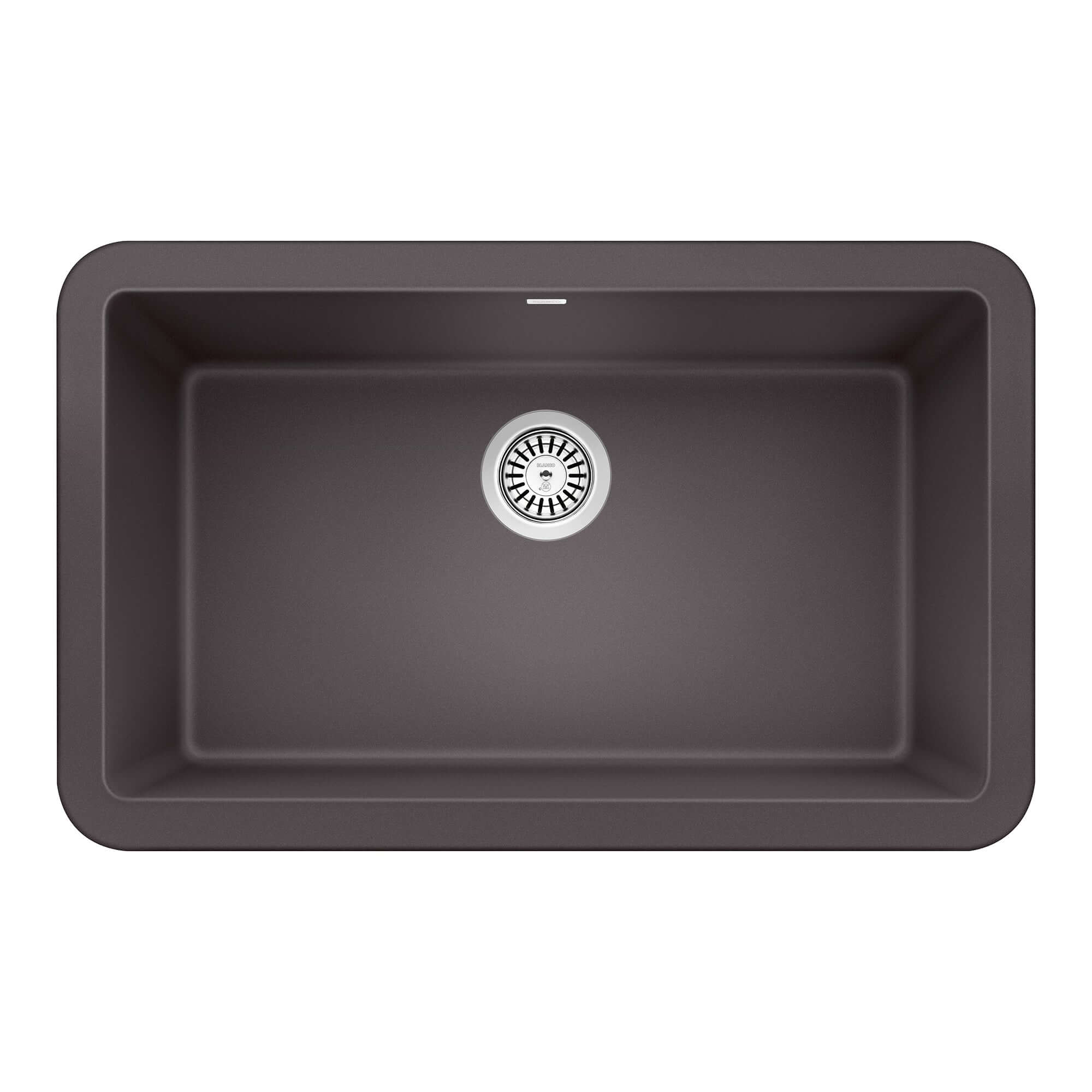 Blanco Ikon 30" Granite Composite Farmhouse Sink, Silgranit, Cinder, 401779