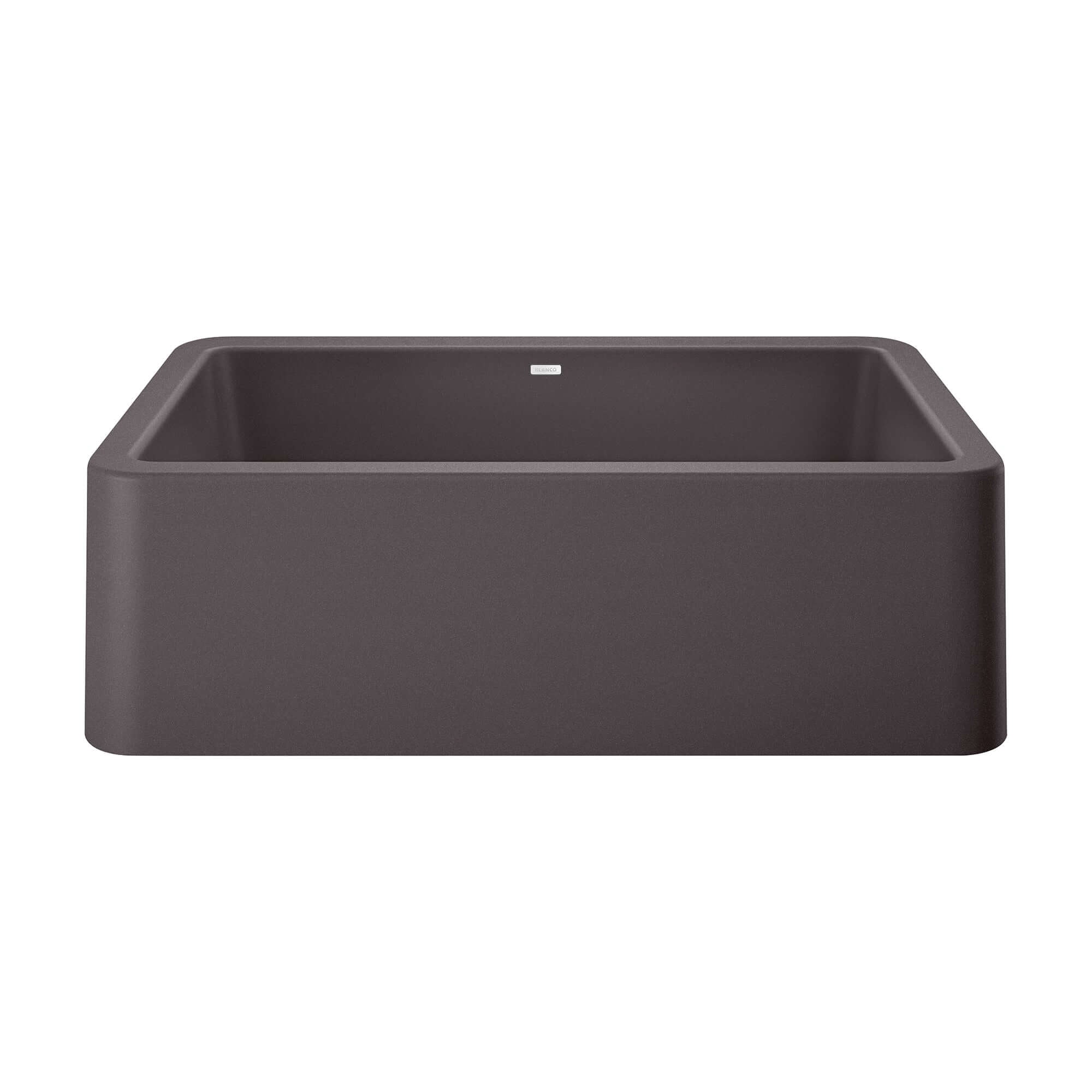 Blanco Ikon 33" Granite Composite Farmhouse Sink, Silgranit, Cinder, 401985