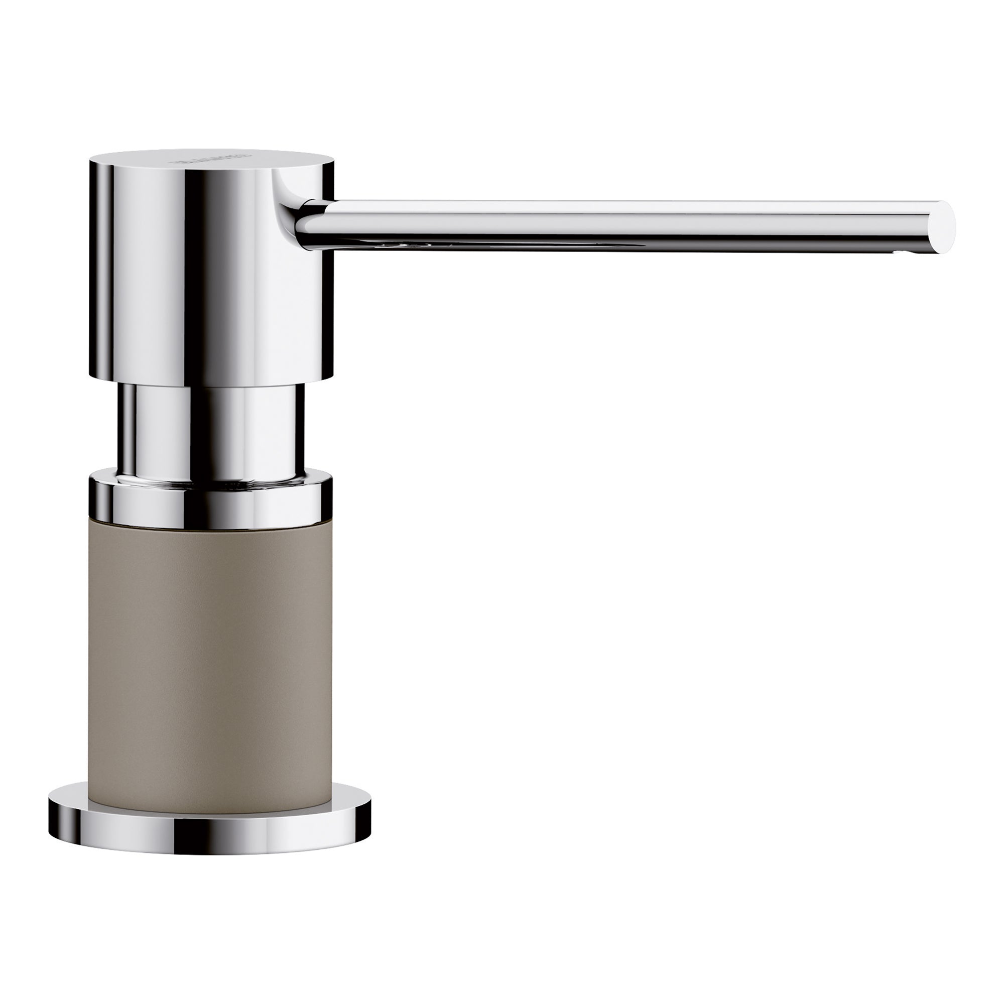 Alternate Image for Blanco Lato Soap Dispenser - Chrome/Truffle, 402306