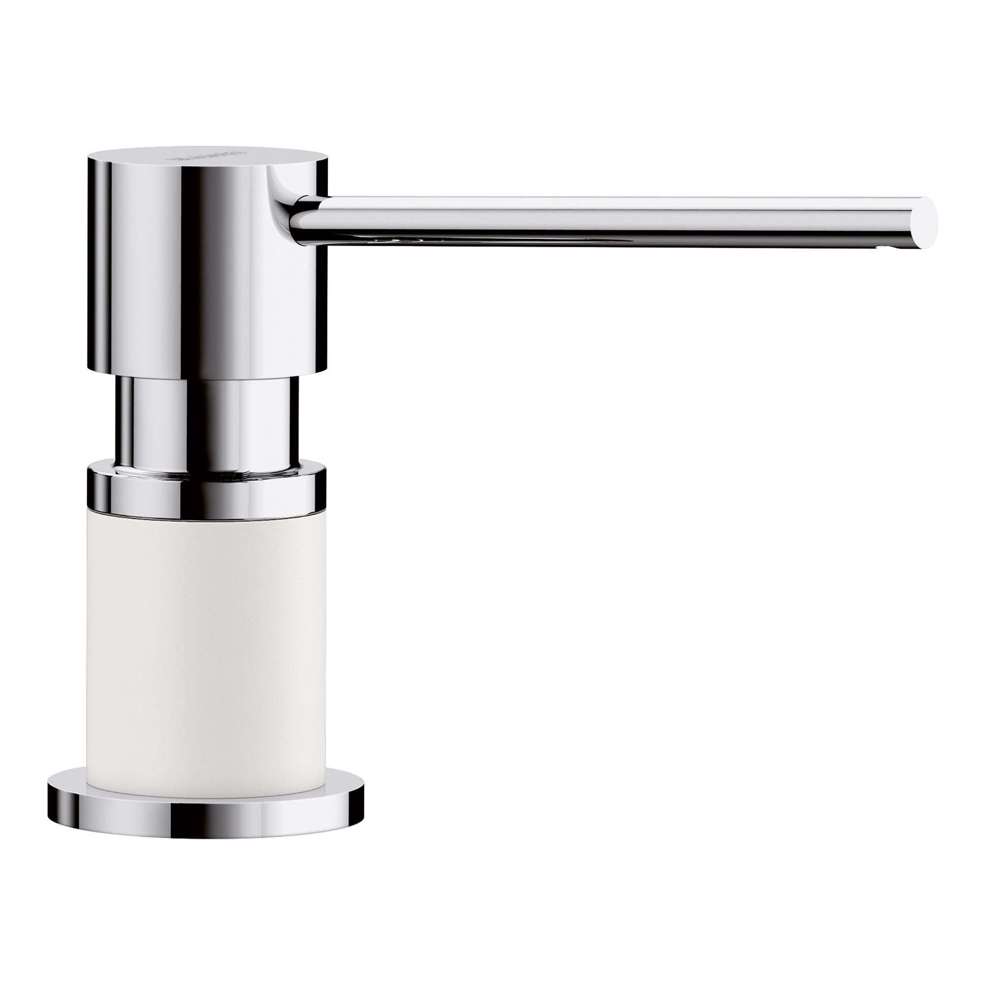 Blanco Lato Soap Dispenser - Chrome/White, 402307