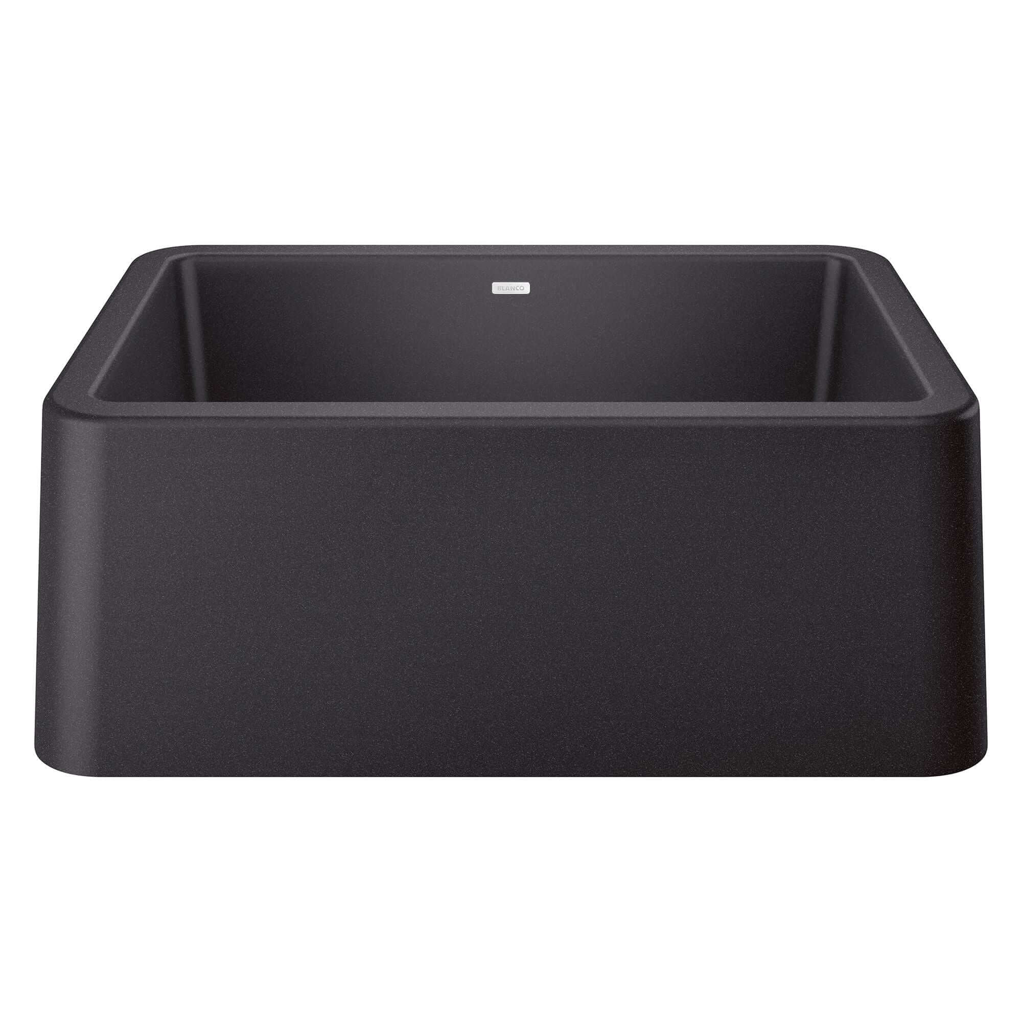 Alternate Image for Blanco Ikon 27" Granite Composite Farmhouse Sink, Silgranit, Anthracite, 402311