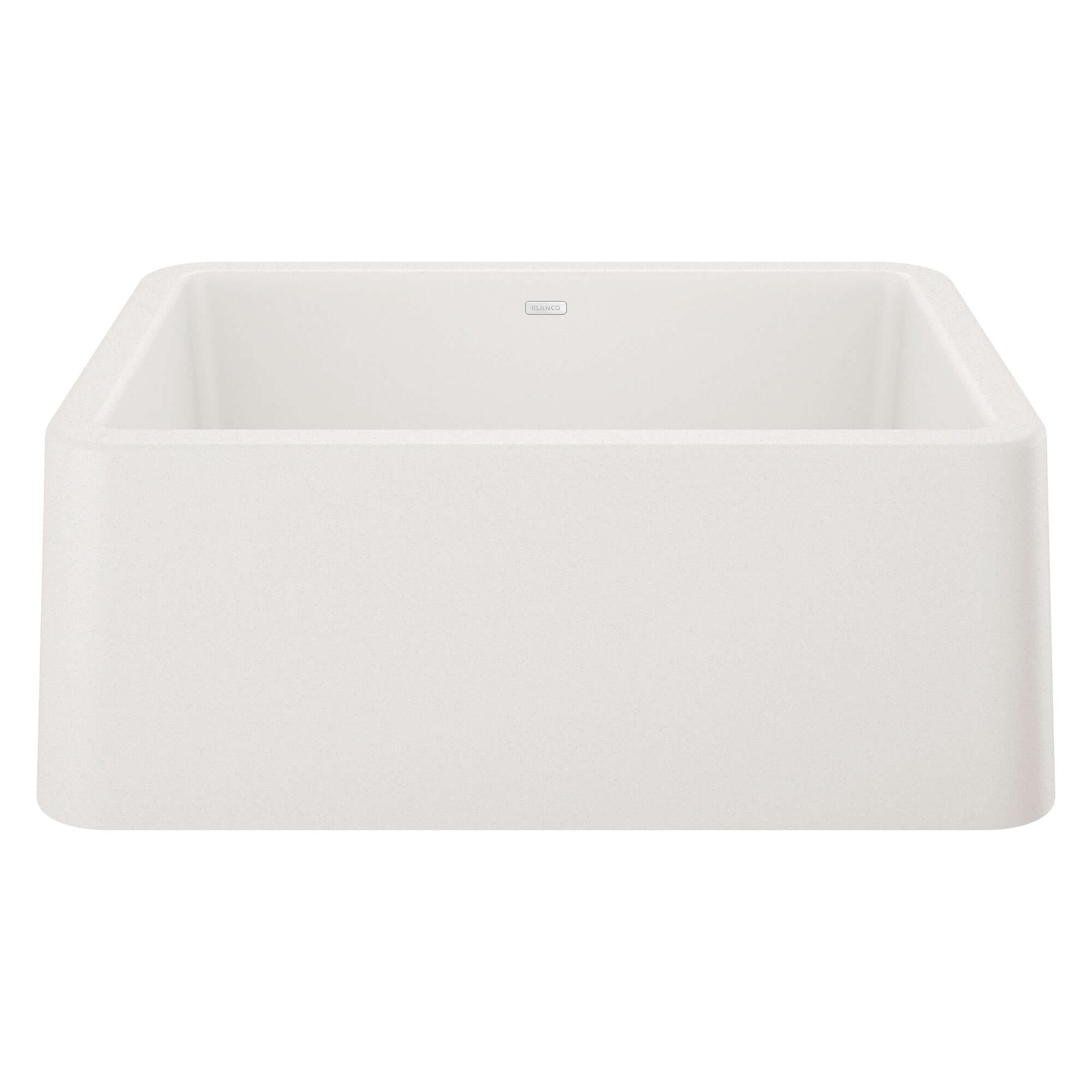 Blanco Ikon 27" Granite Composite Farmhouse Sink, Silgranit, White, 402313