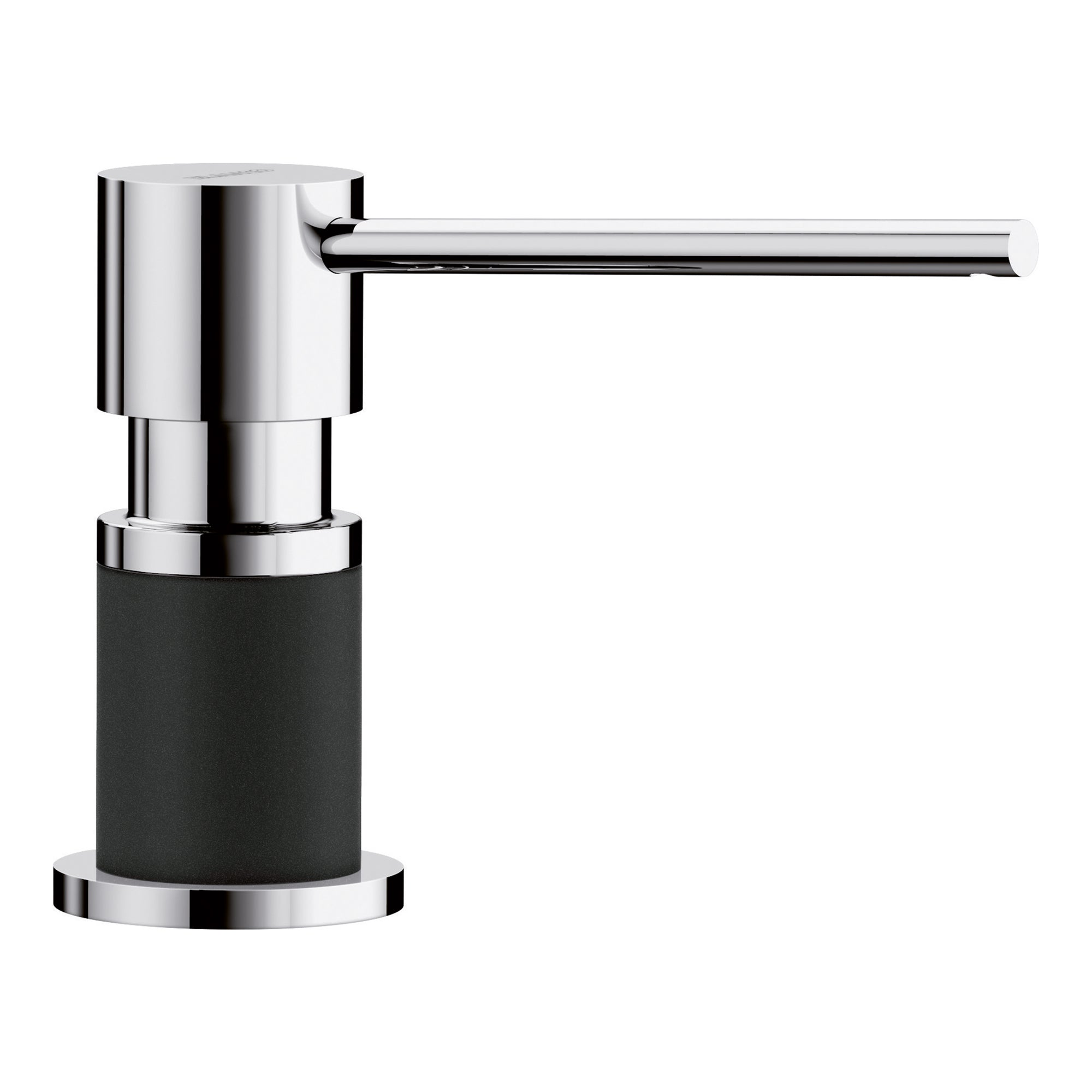 Blanco Lato Soap Dispenser - Chrome/Coal Black, 402574