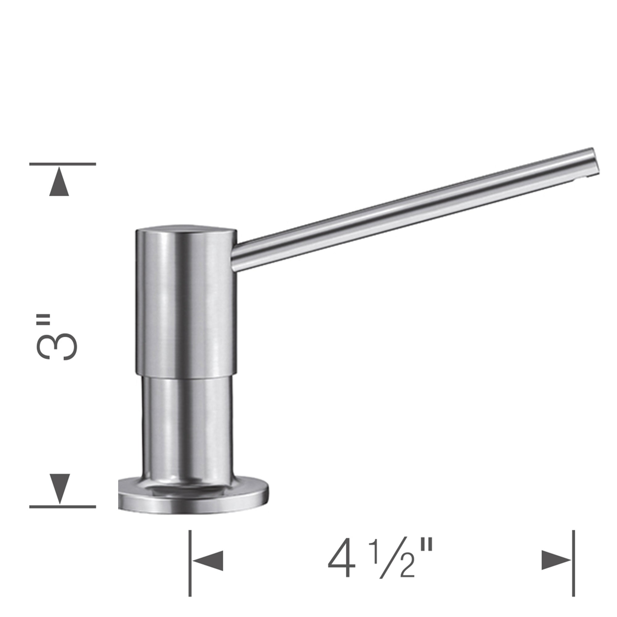Alternate Image for Blanco Torre Soap Dispenser - PVD Steel, 402672