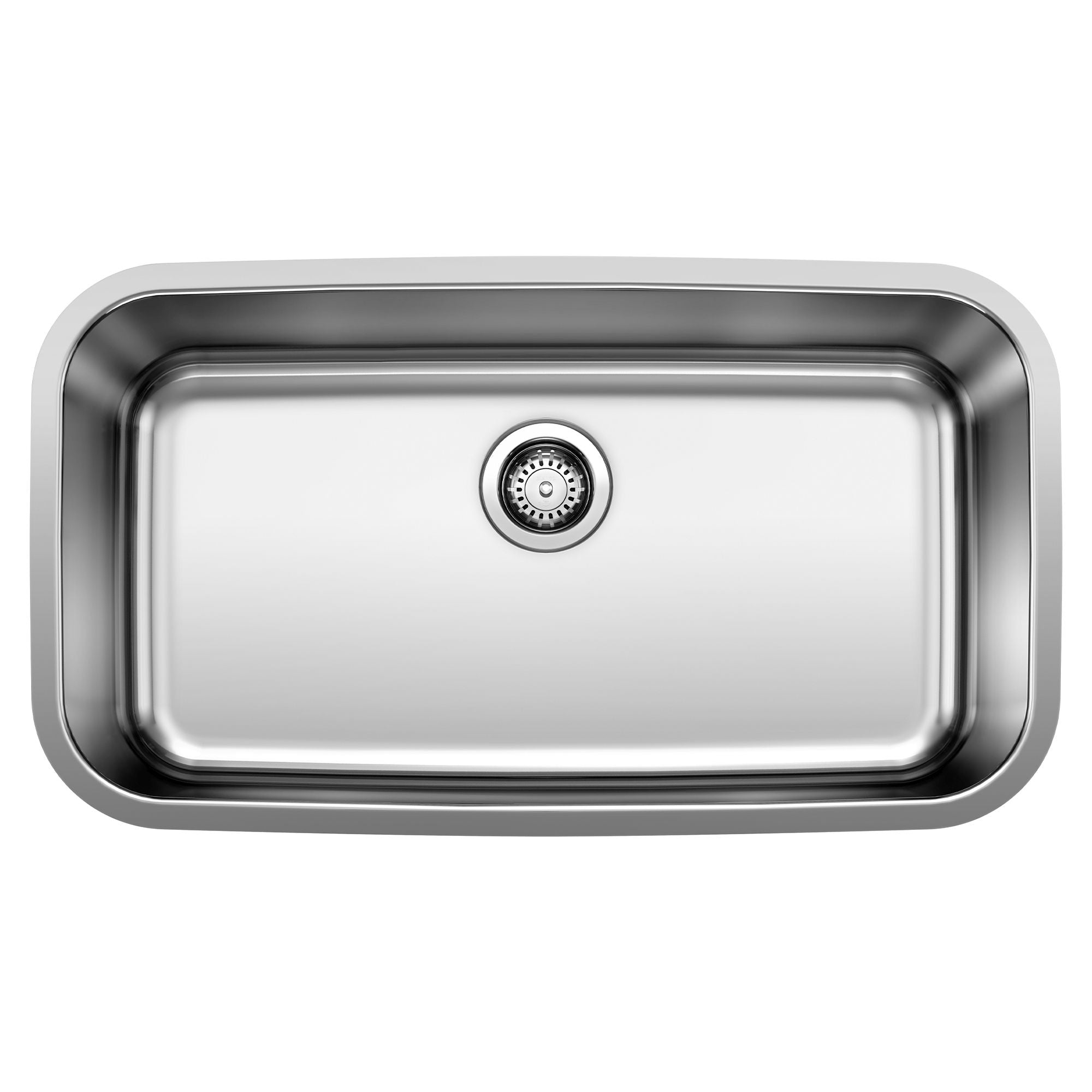 Alternate Image for Blanco Stellar 28" Undermount Stainless Steel Kitchen Sink, 18 Gauge, Brushed Finish, 441024