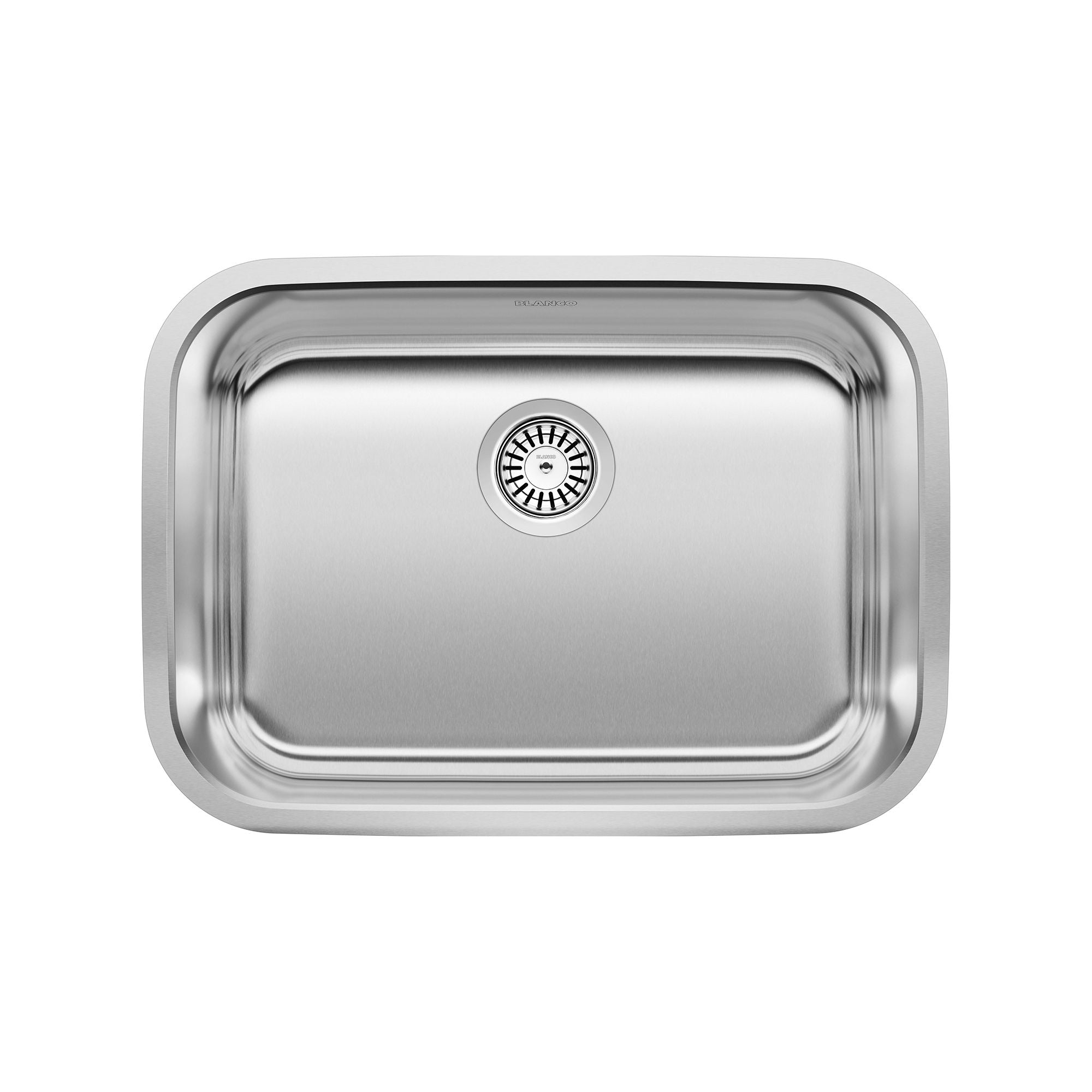 Alternate Image for Blanco Stellar 25" Undermount Stainless Steel Kitchen Sink, 18 Gauge, Brushed Finish, 441025