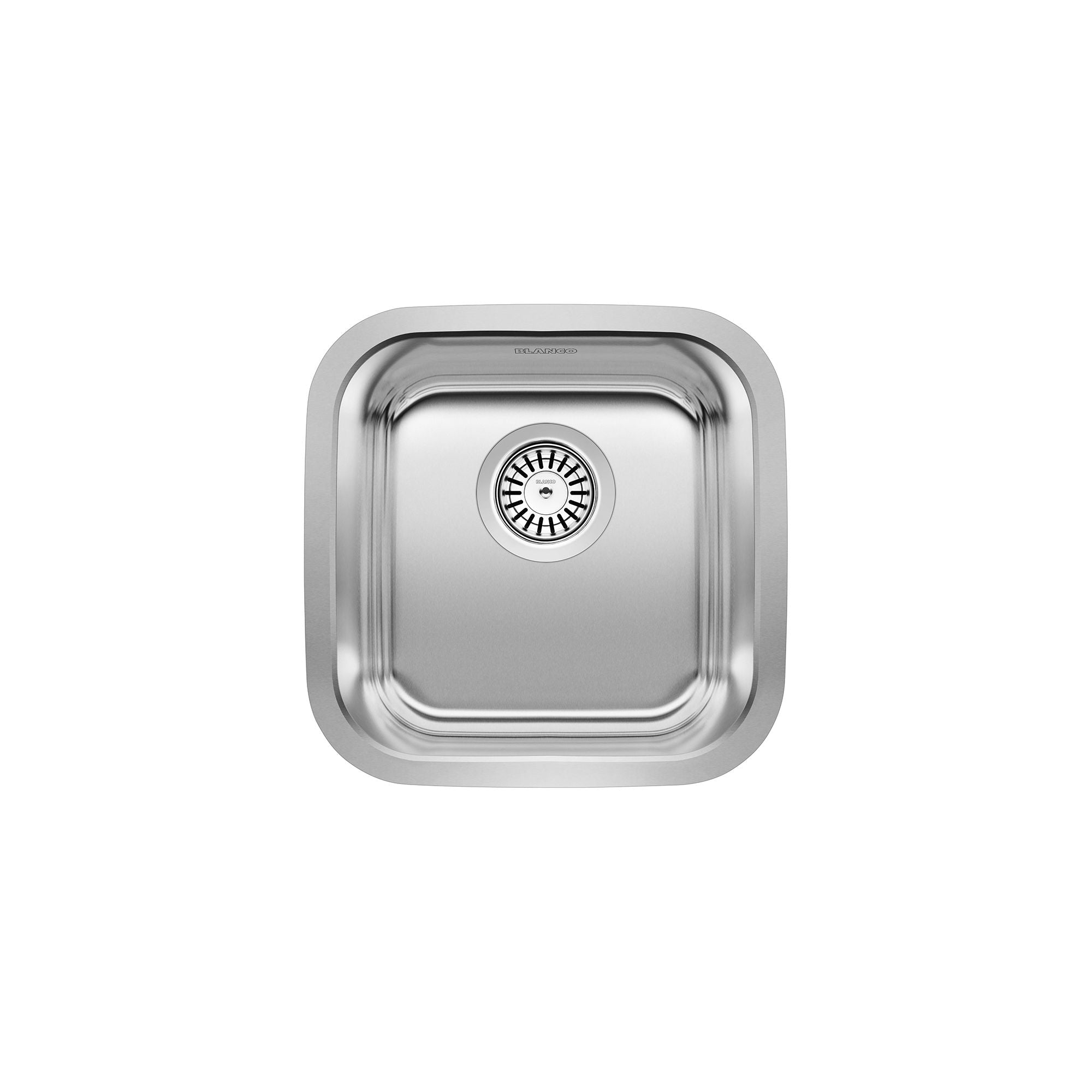 Alternate Image for Blanco Stellar 15" Square Stainless Steel Bar/Prep Sink, 18 Gauge, Brushed Finish, 441026