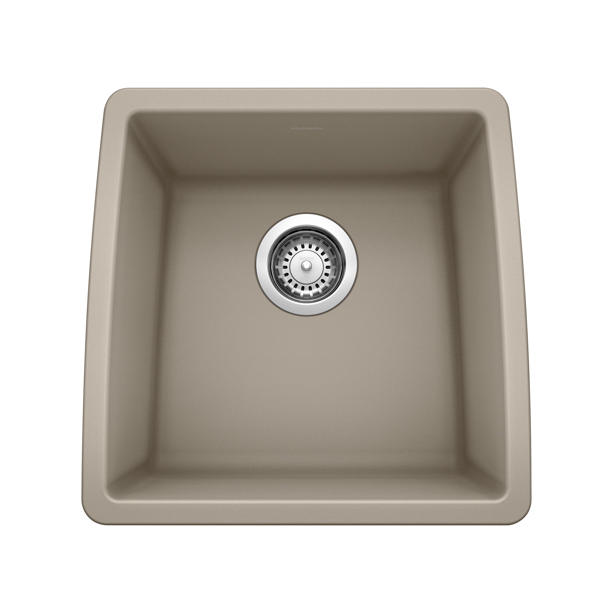 Alternate Image for Blanco Performa 18" Rectangle Granite Composite Bar/Prep Sink, Silgranit, Truffle, 441288
