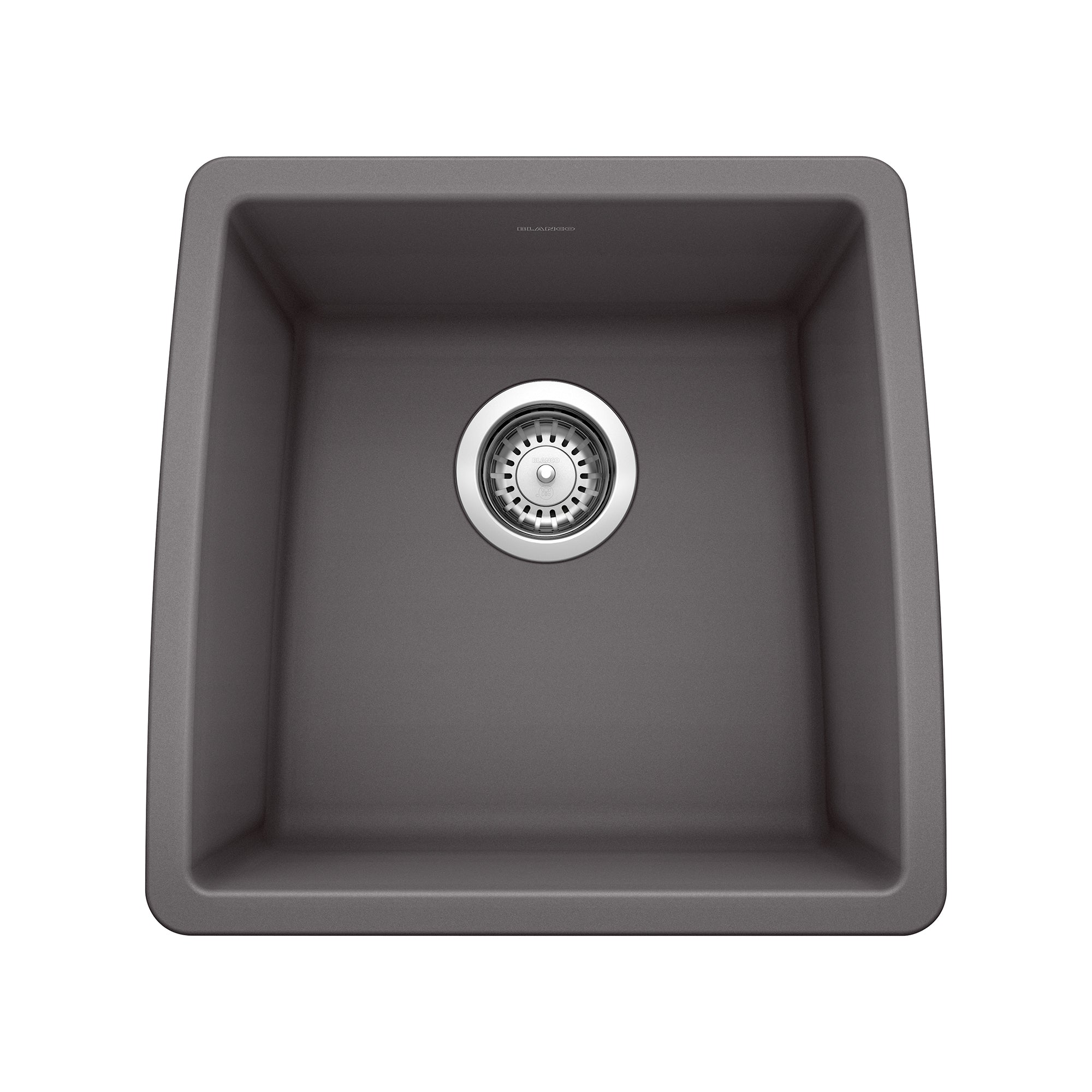 Alternate Image for Blanco Performa 18" Rectangle Granite Composite Bar/Prep Sink, Silgranit, Cinder, 441475