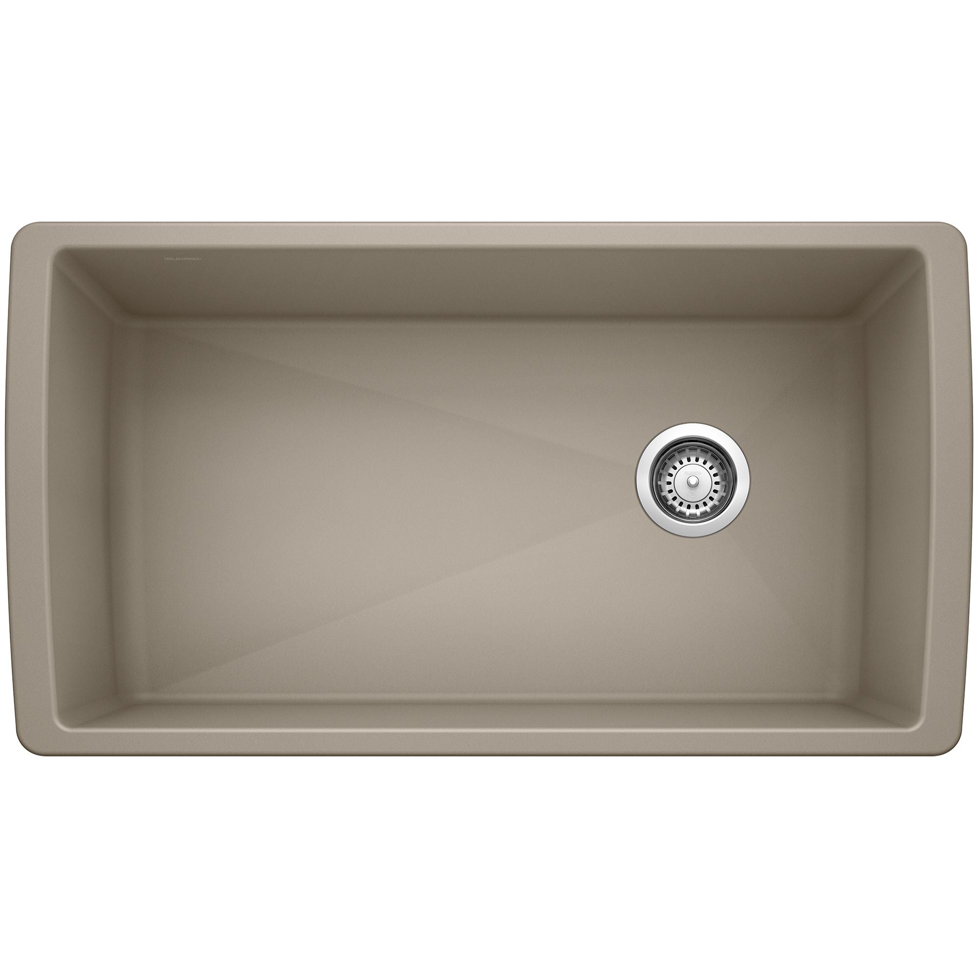 Alternate Image for Blanco Diamond 34" Undermount Granite Composite Kitchen Sink, Silgranit, Truffle, 441765