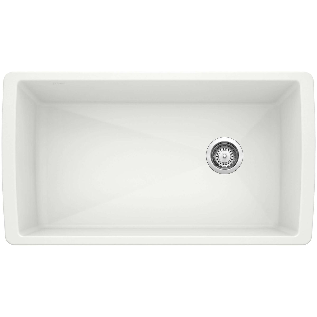 Alternate Image for Blanco Diamond 34" Undermount Granite Composite Kitchen Sink, Silgranit, White, 441767