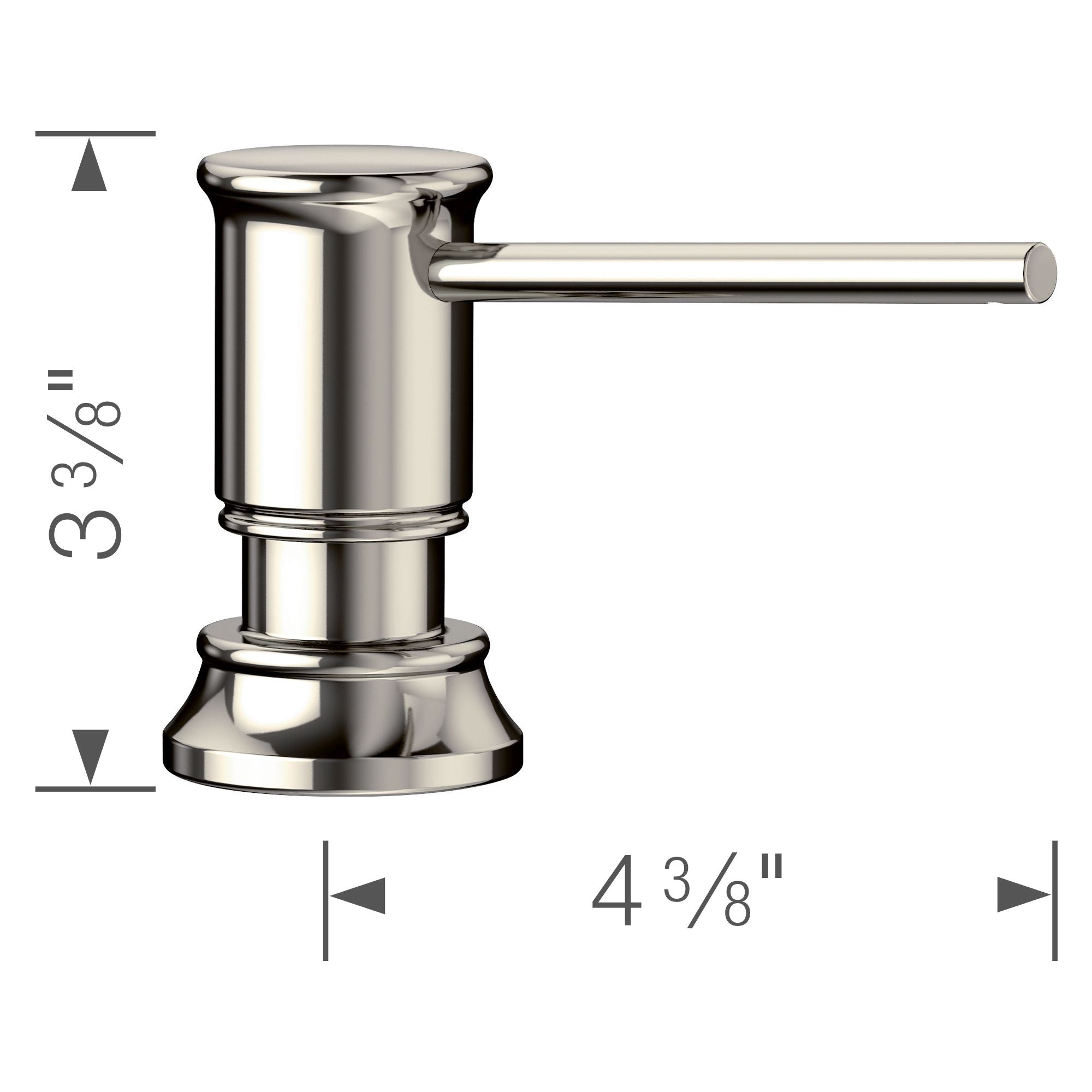 Blanco Empressa Soap Dispenser - Polished Nickel, 442518