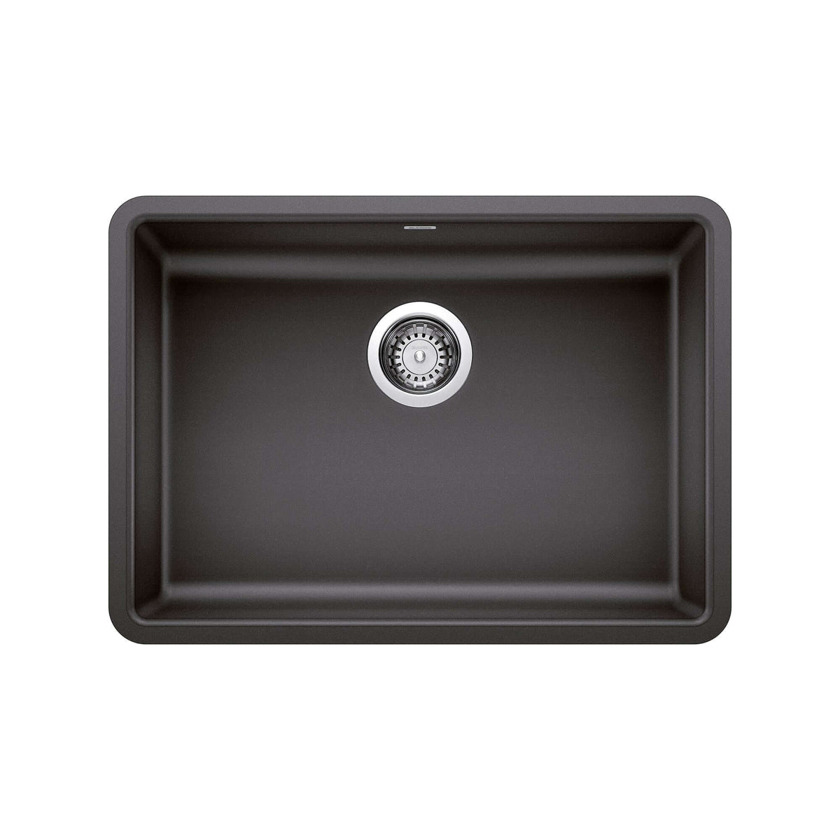 Alternate Image for Blanco Precis 25" Undermount Granite Composite ADA Kitchen Sink, Silgranit, Anthracite, 442543