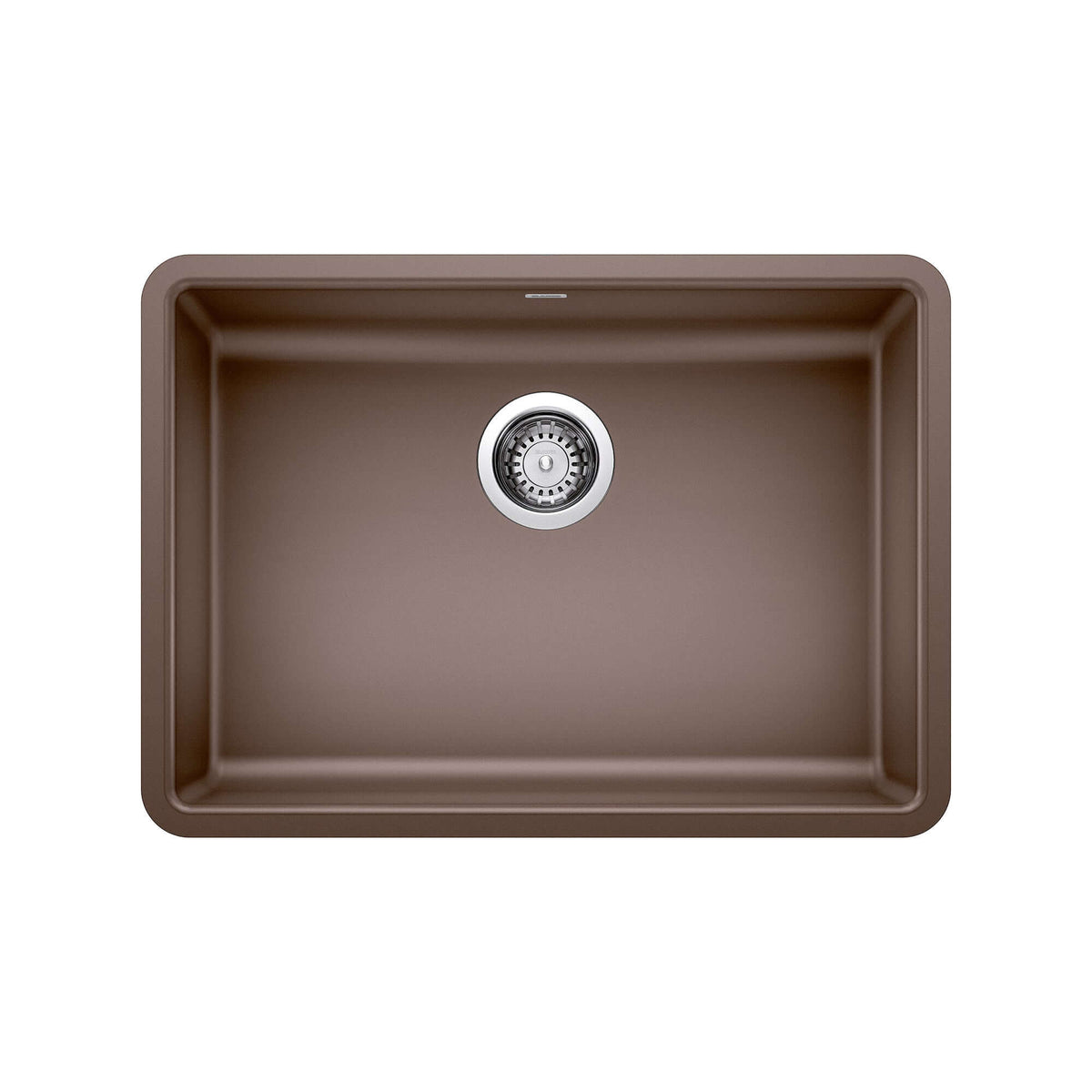 Alternate Image for Blanco Precis 25" Undermount Granite Composite ADA Kitchen Sink, Silgranit, Cafe, 442546