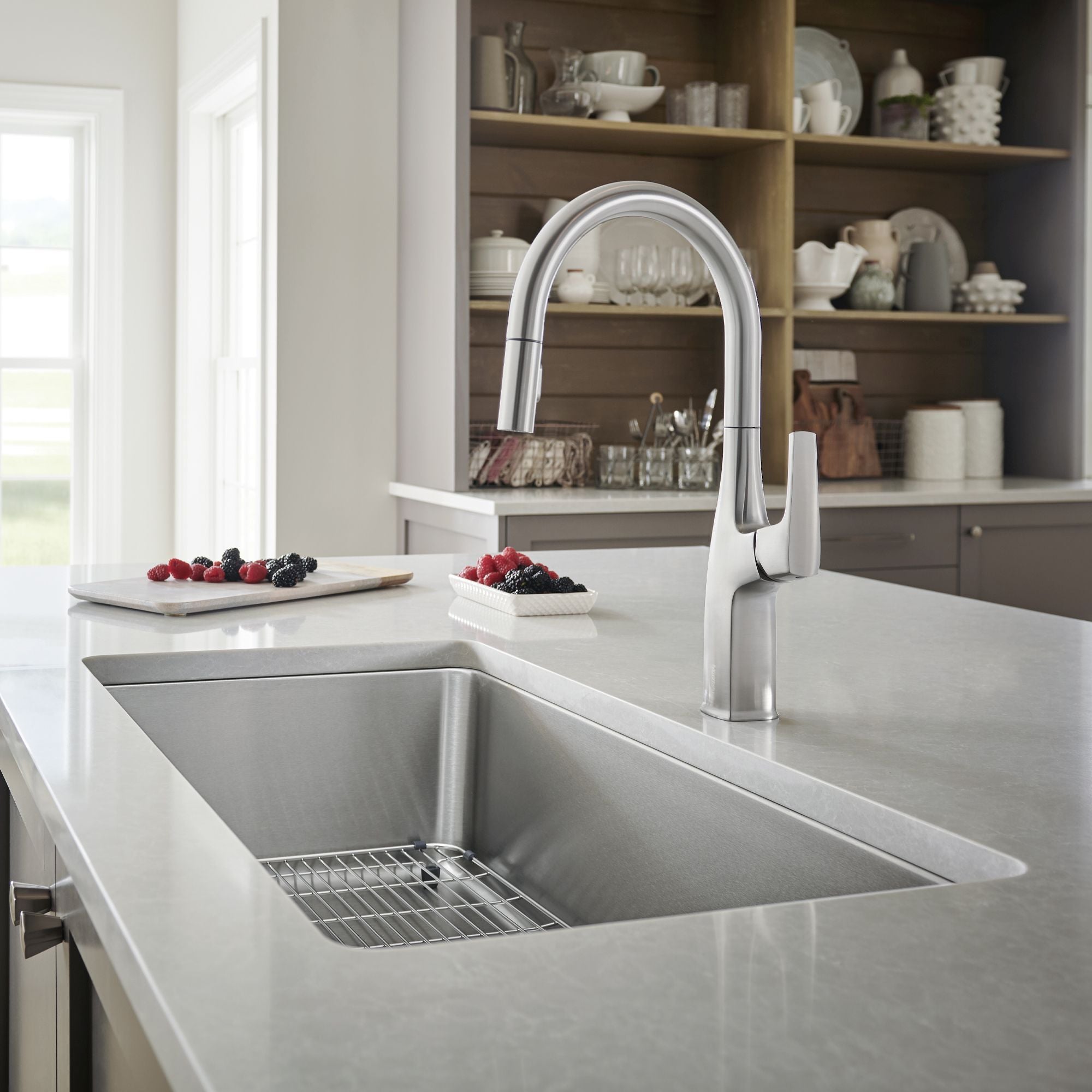 Alternate Image for Blanco Formera 33" Undermount Stainless Steel Kitchen Sink, 18 Gauge, Satin Polish, 442763